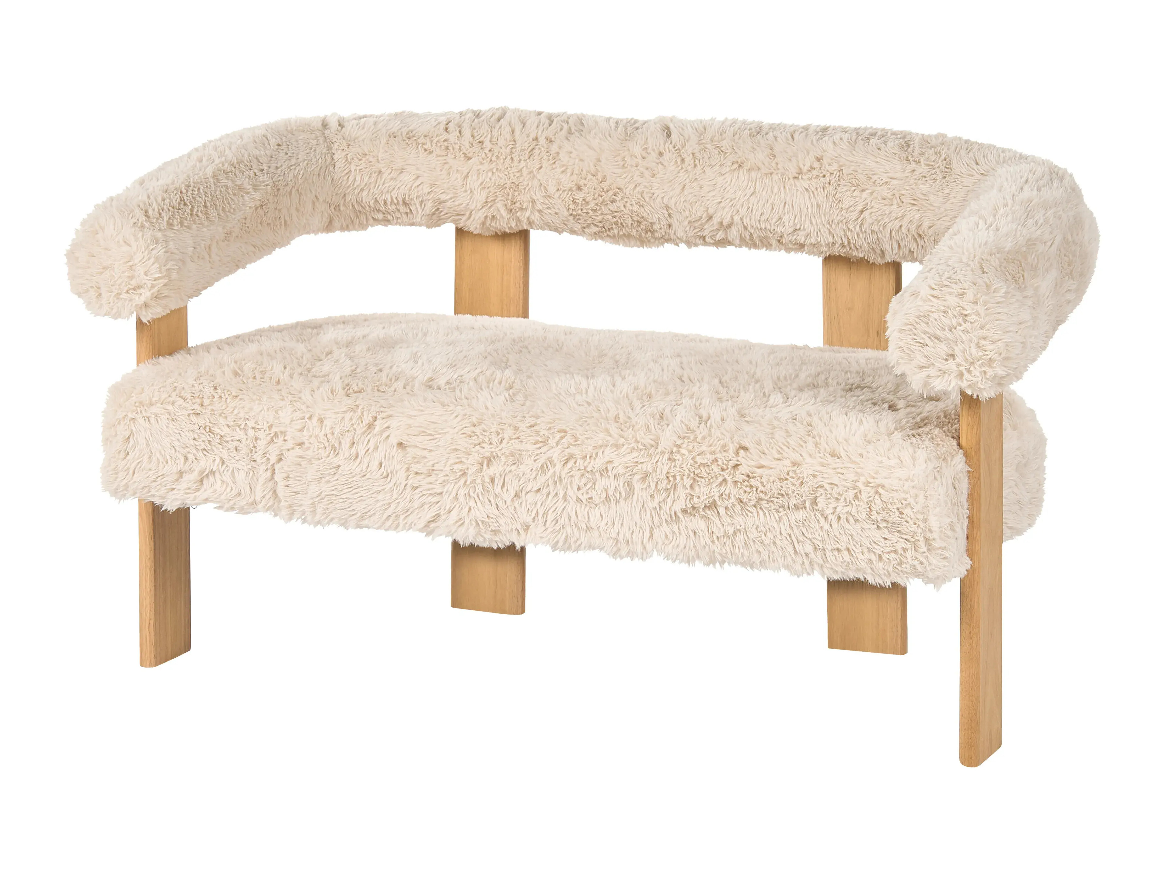 Pehme mööbli komplekt Berwyn 3269 (Valge + Helepruun)