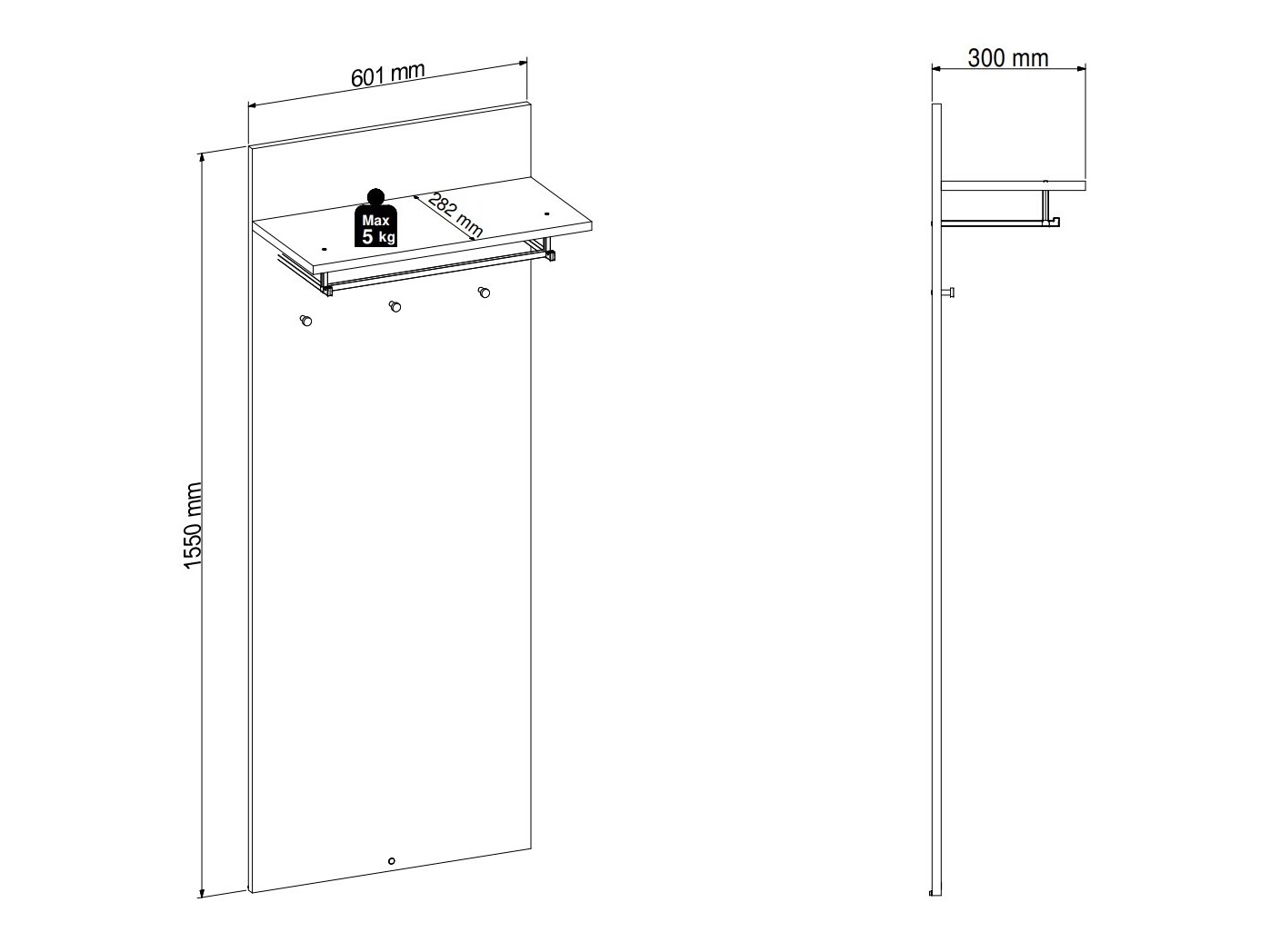 Esikukomplekt Sondelu 104