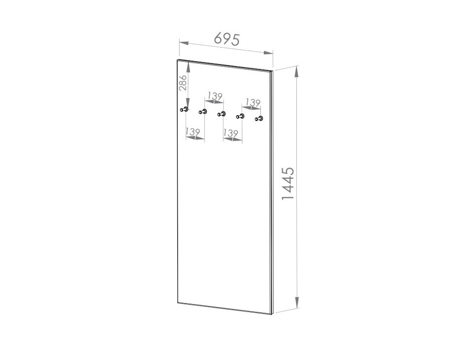 Esikukomplekt Fiolevo 106