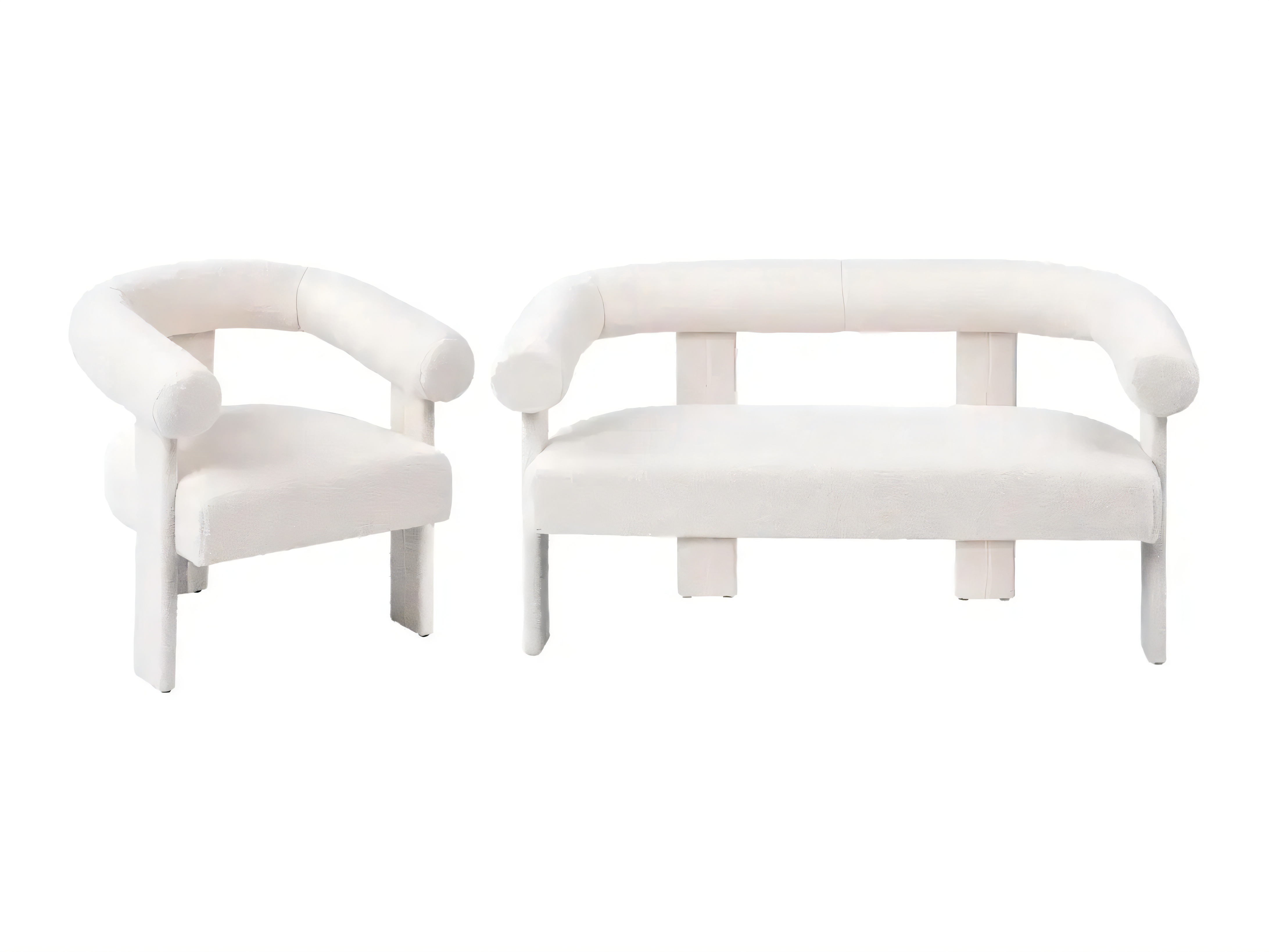 Pehme mööbli komplekt Berwyn 2710 (Valge)