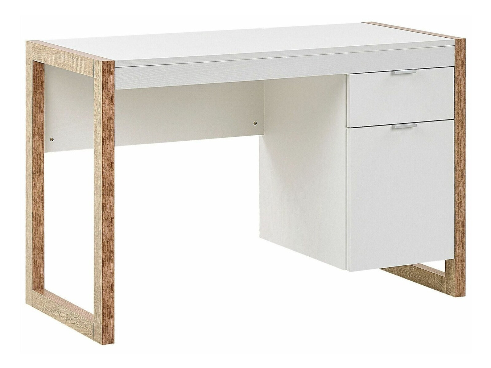 Kirjutuslaud Berwyn 3282 (Valge + Ere puit)