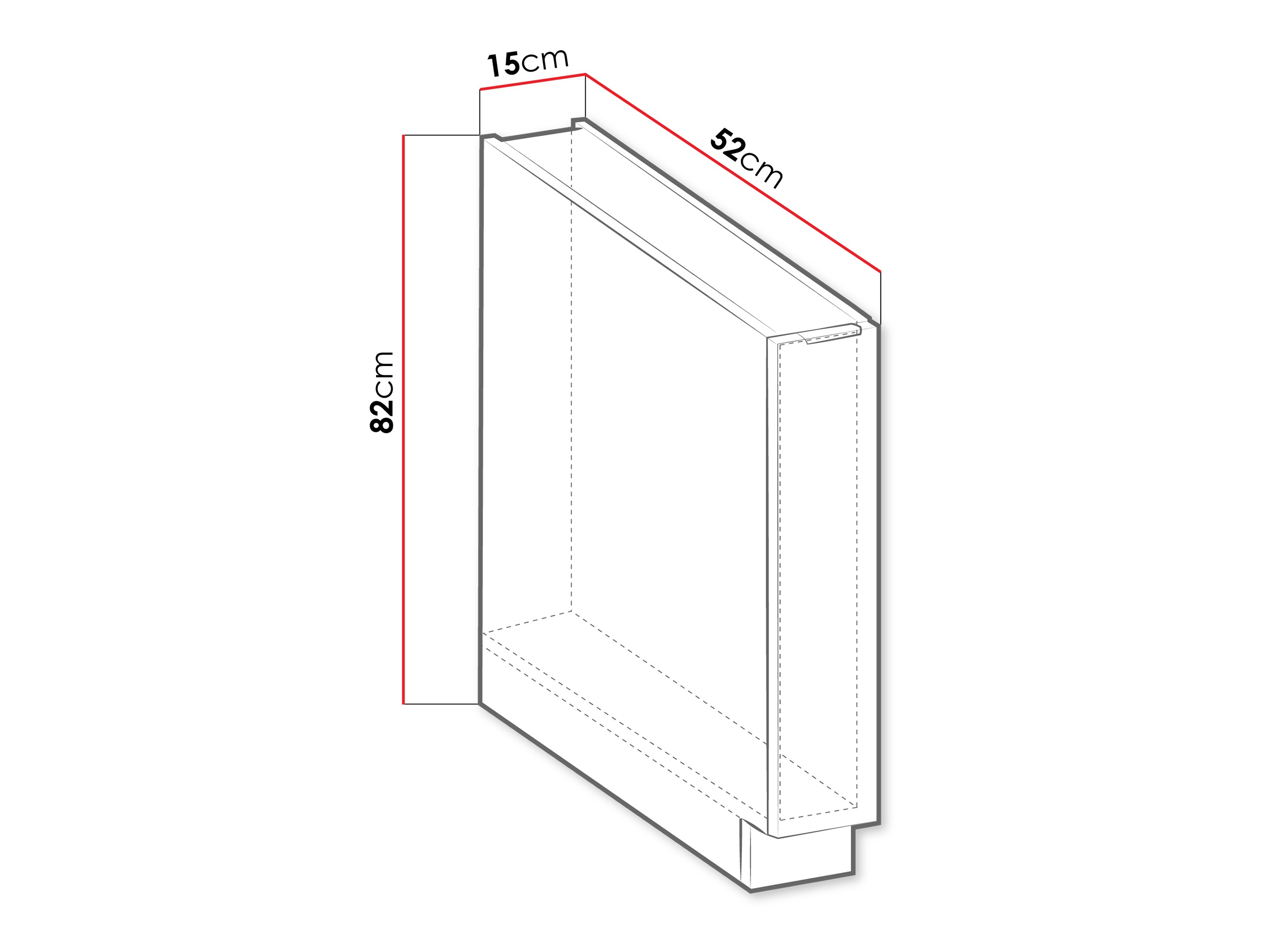 Moodulkapp väljatõmmatava korviga Sole 101