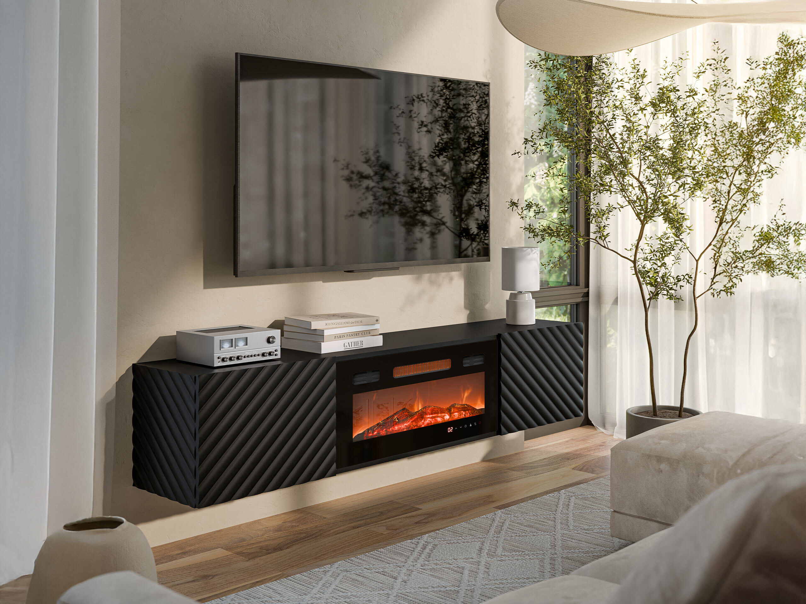 TV-alus Charlotte 207 (Must)