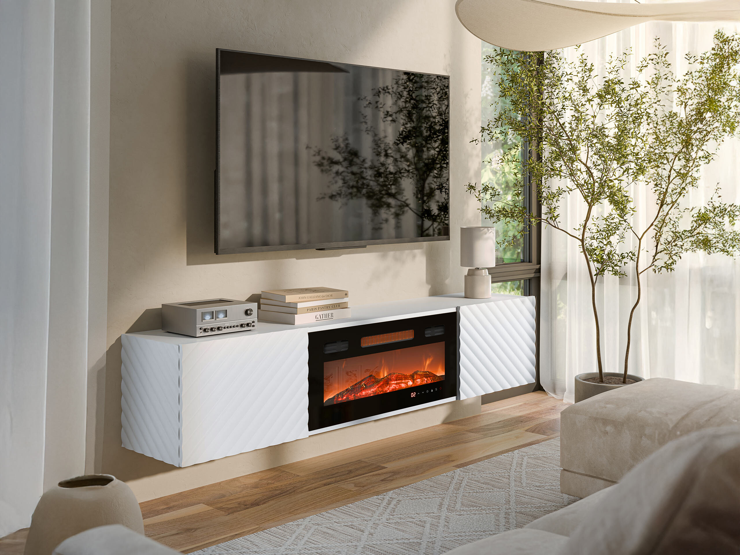 TV-alus Charlotte 207 (Valge)