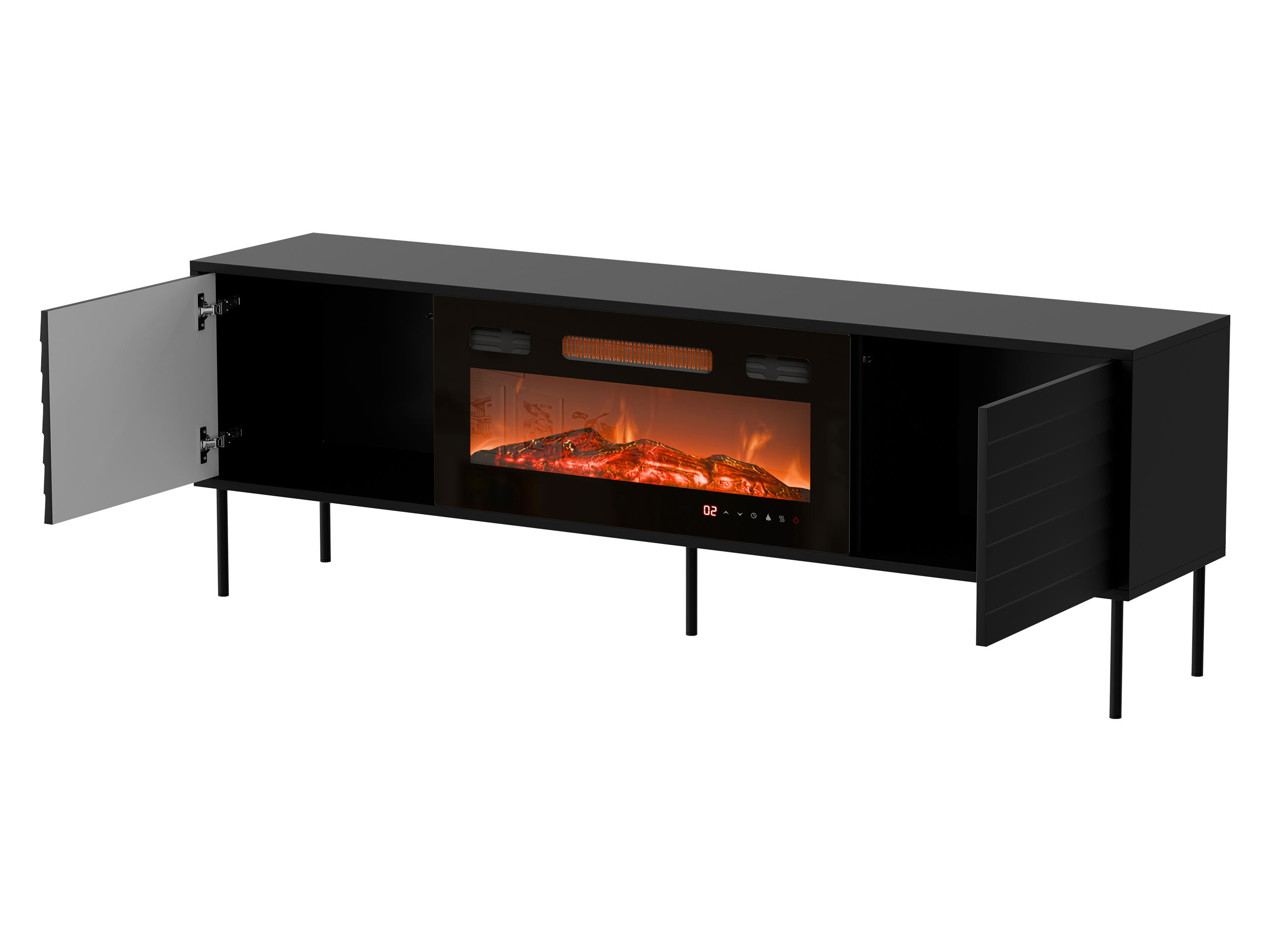 TV-alus Flosoru 108 (Pähkel + Must)