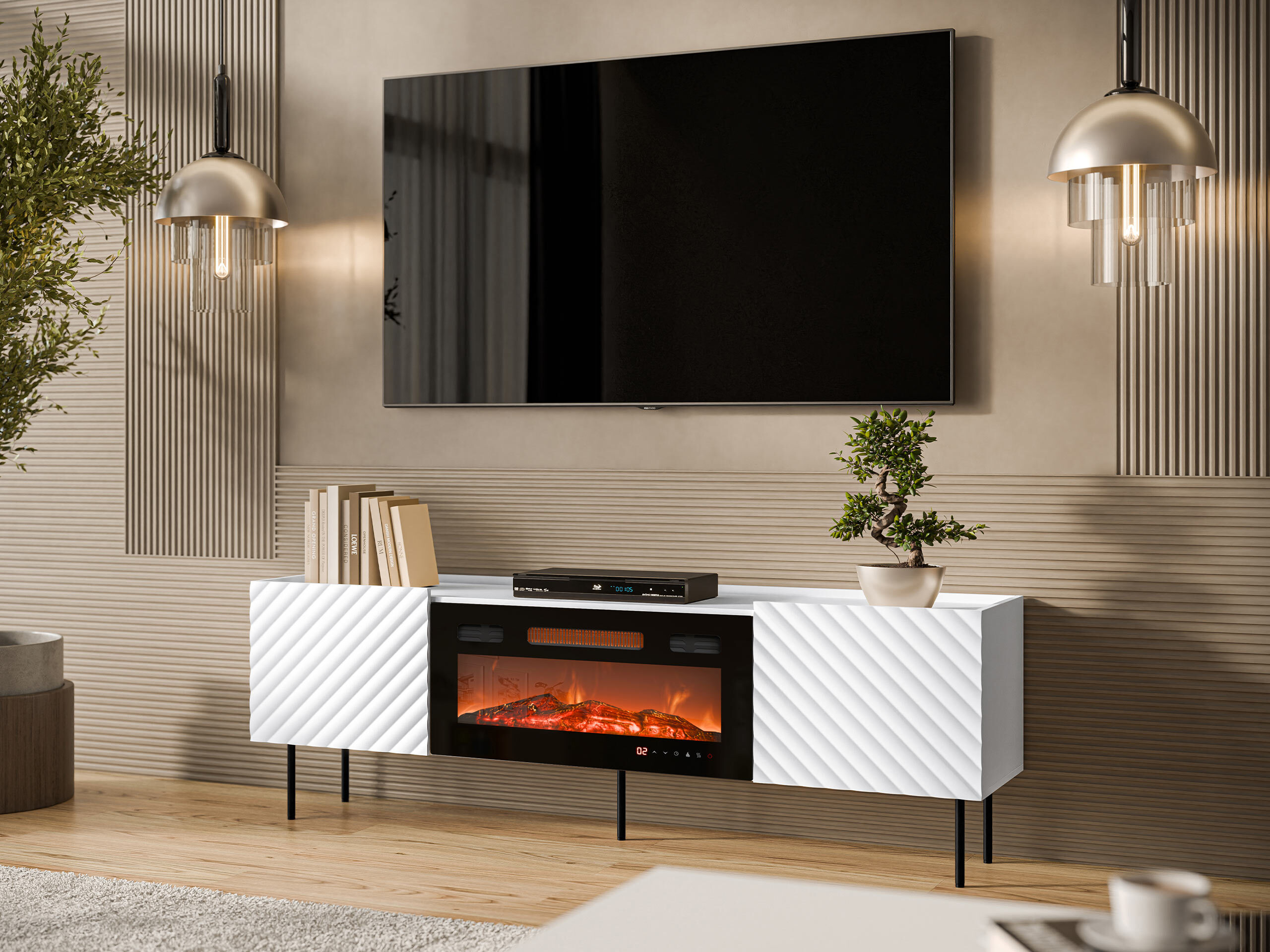 TV-alus Sillen III (Valge)