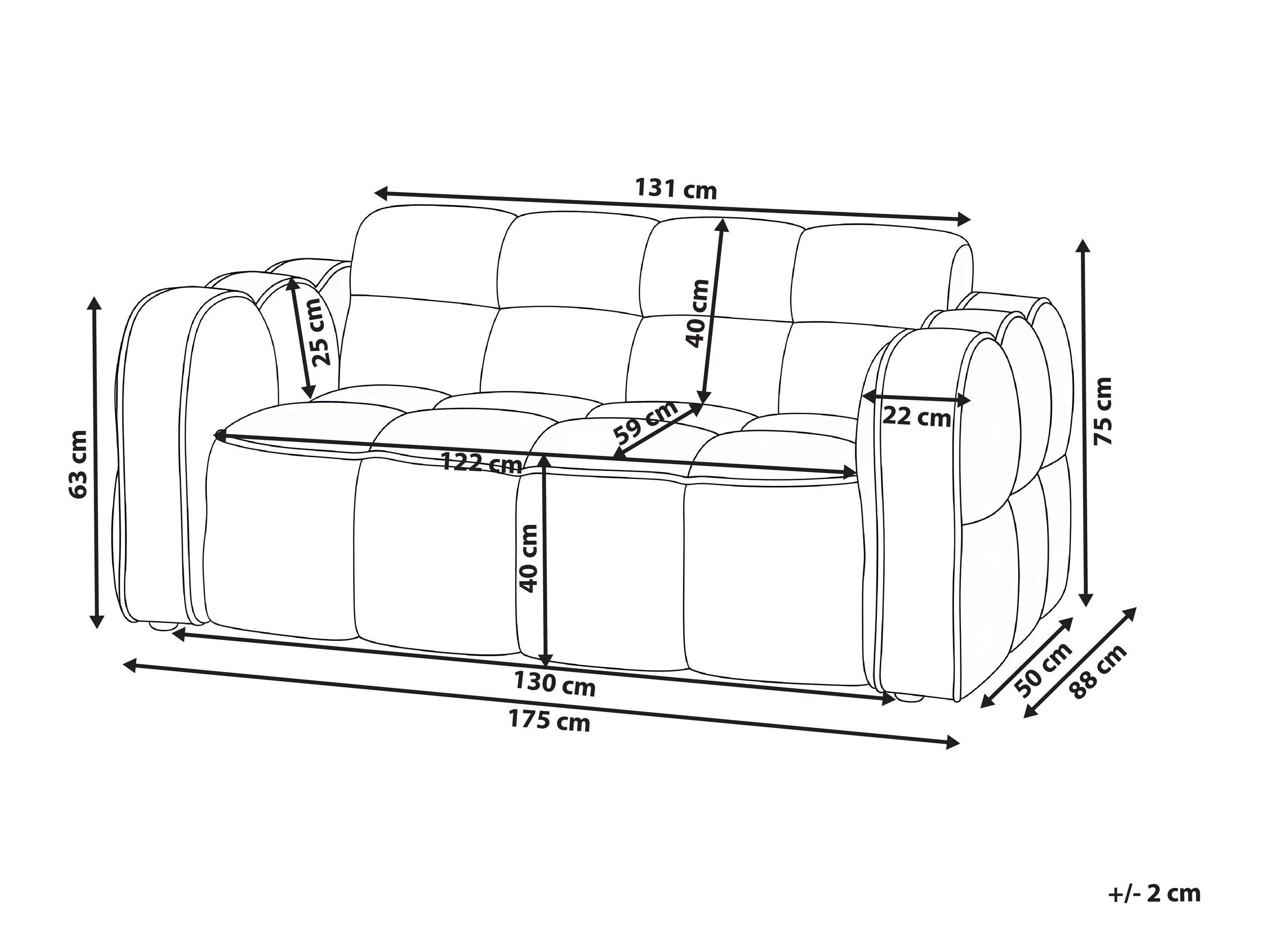 Diivan Berwyn 3294 (Valge)