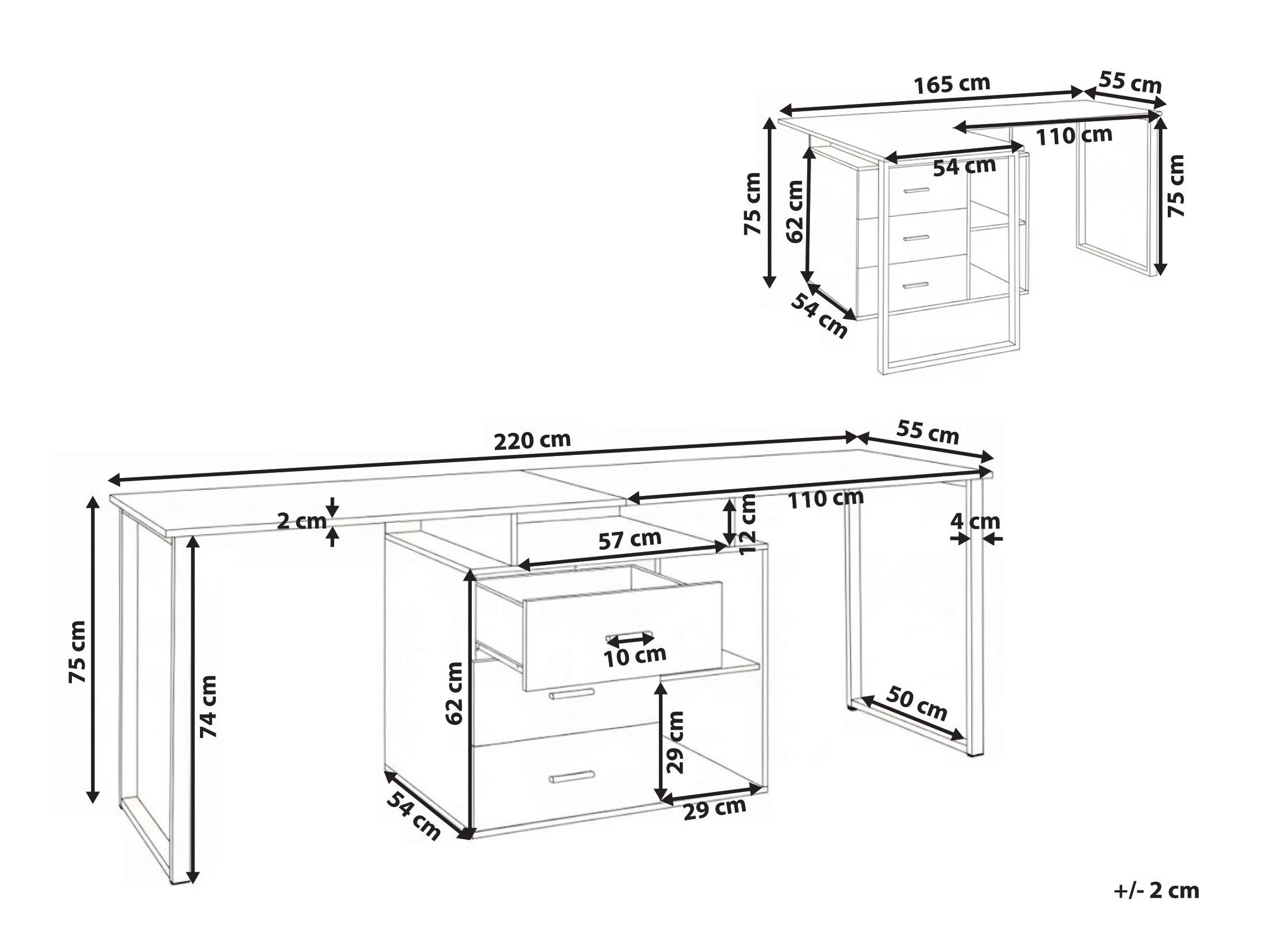 Kirjutuslaud Berwyn 3301