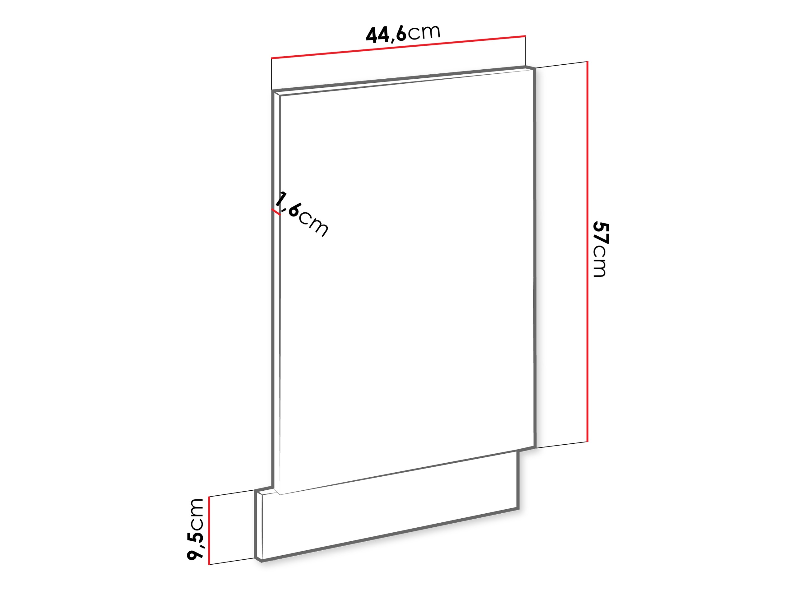 Nõudepesumasina uks Sole 154