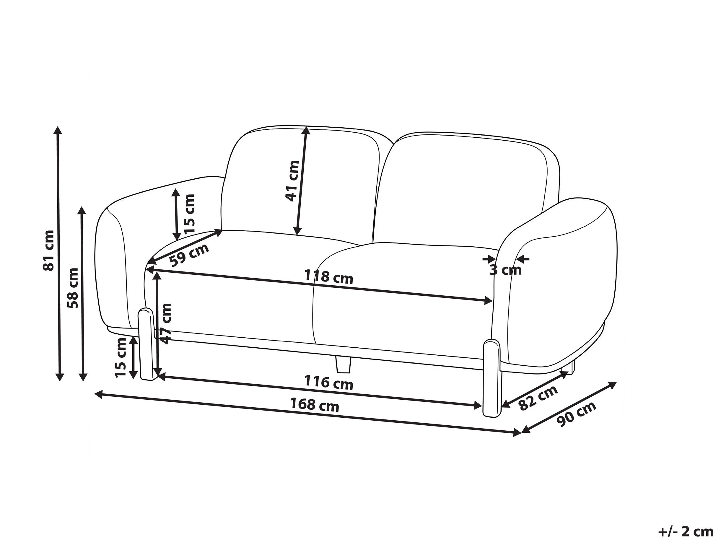 Diivan Berwyn 3306 (Taupe)