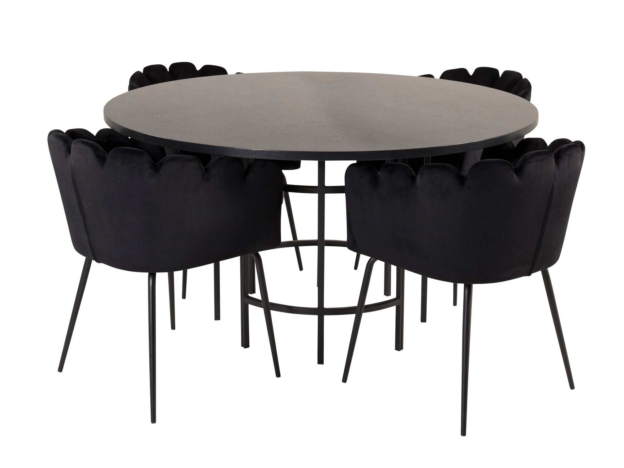 Söögitoakomplekt Dallas 313 (Must)