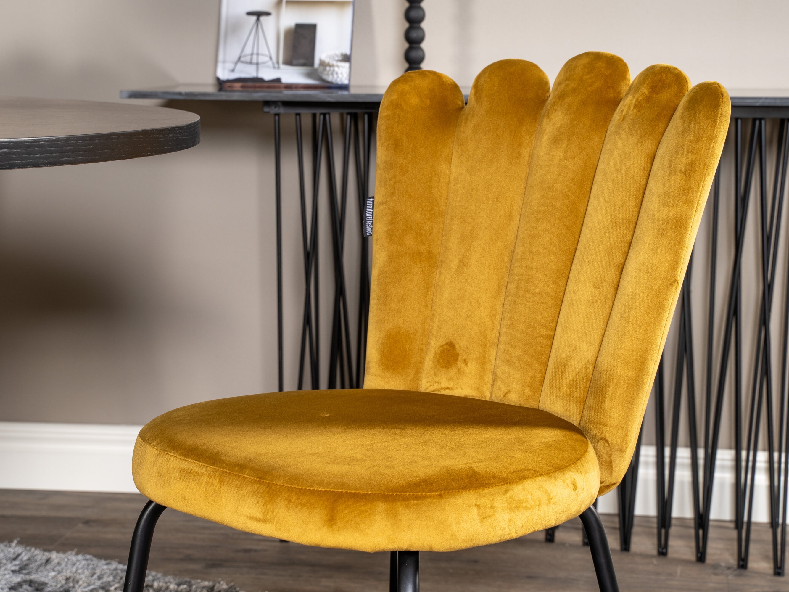 Söögitoakomplekt Dallas 316 (Kollane + Must)