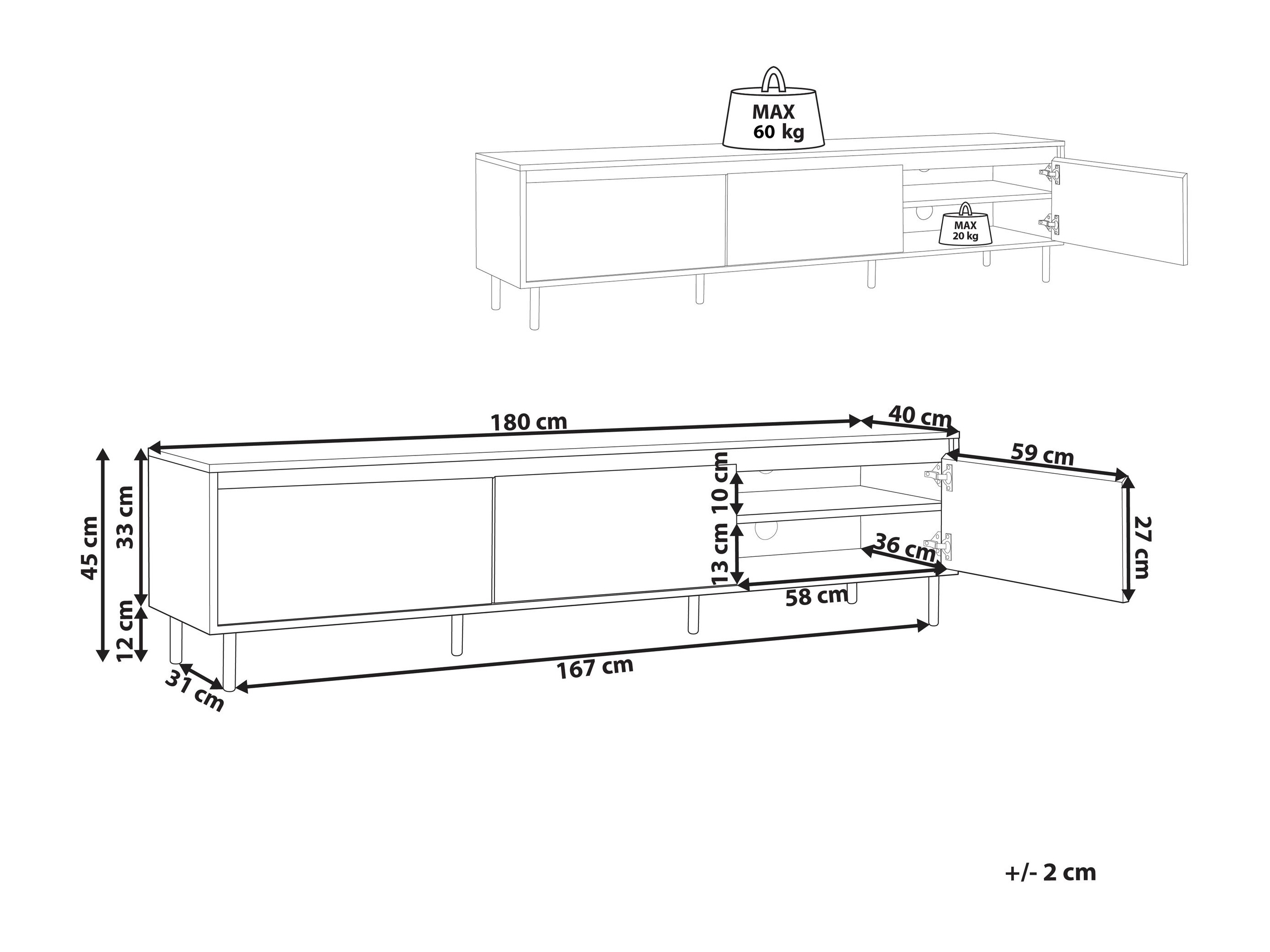 TV-alus Berwyn 3310 (Tume puit)