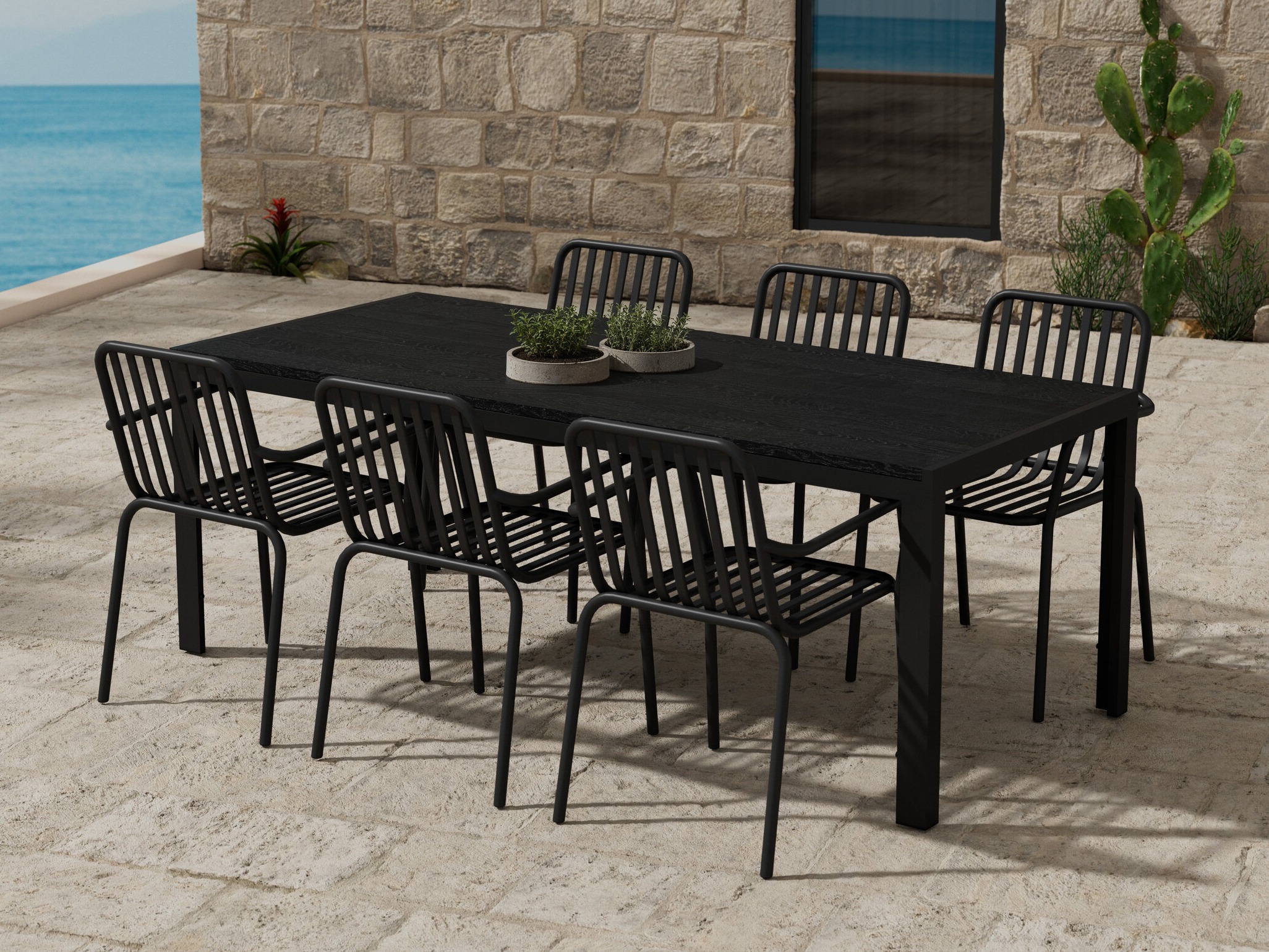 Laua ja toolide komplekt Dallas 5234