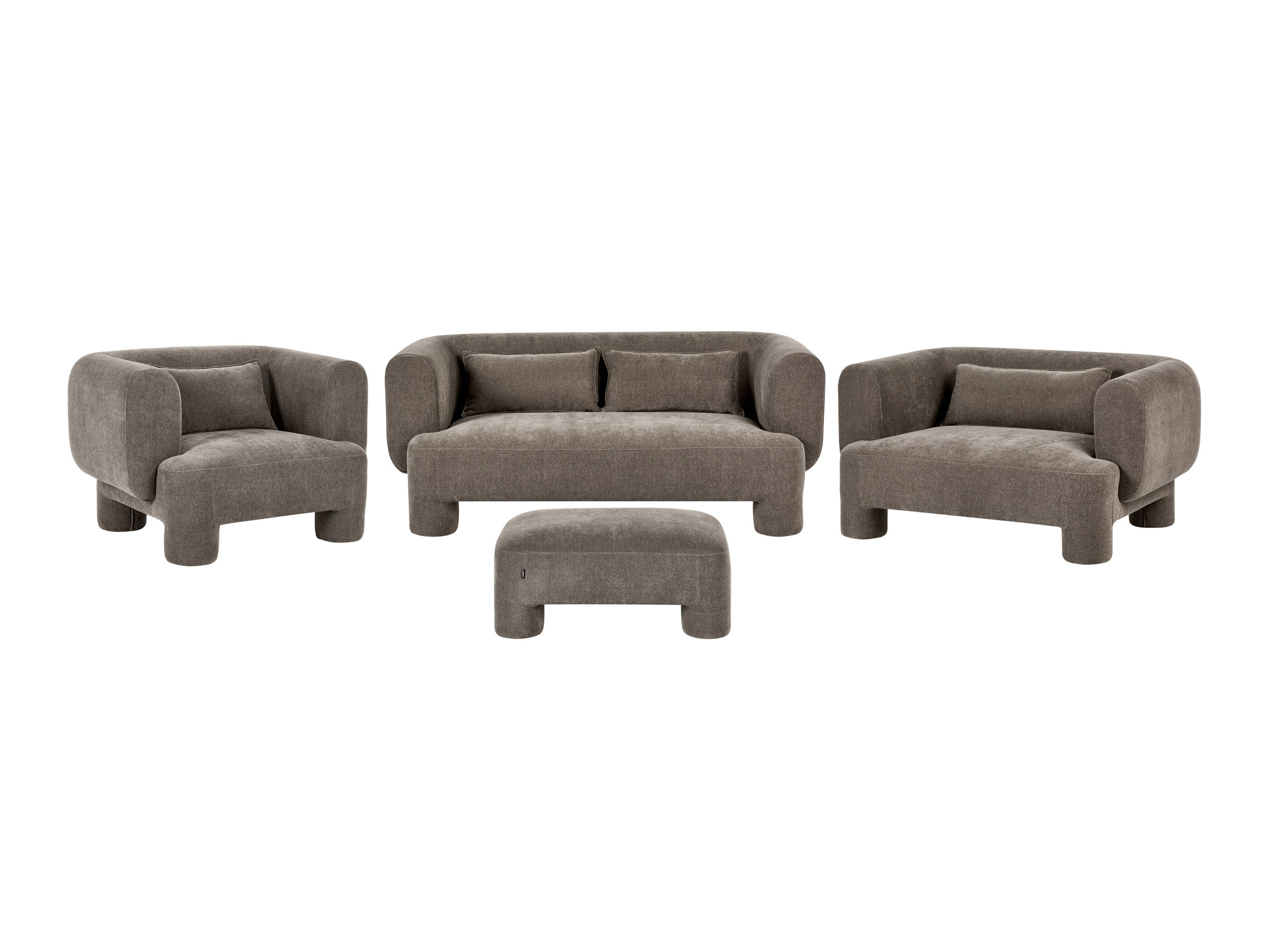 Pehme mööbli komplekt Cavsali 105 (Pruun)