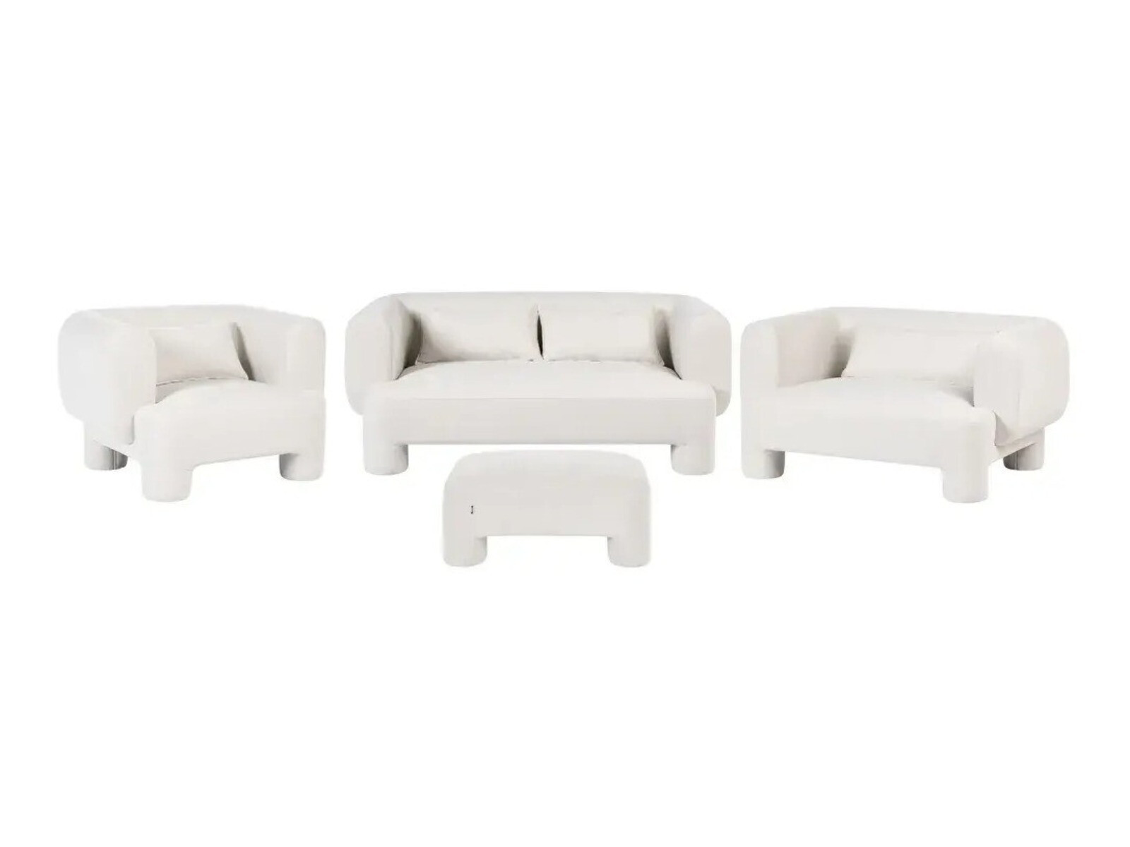 Pehme mööbli komplekt Cavsali 105 (Valge)