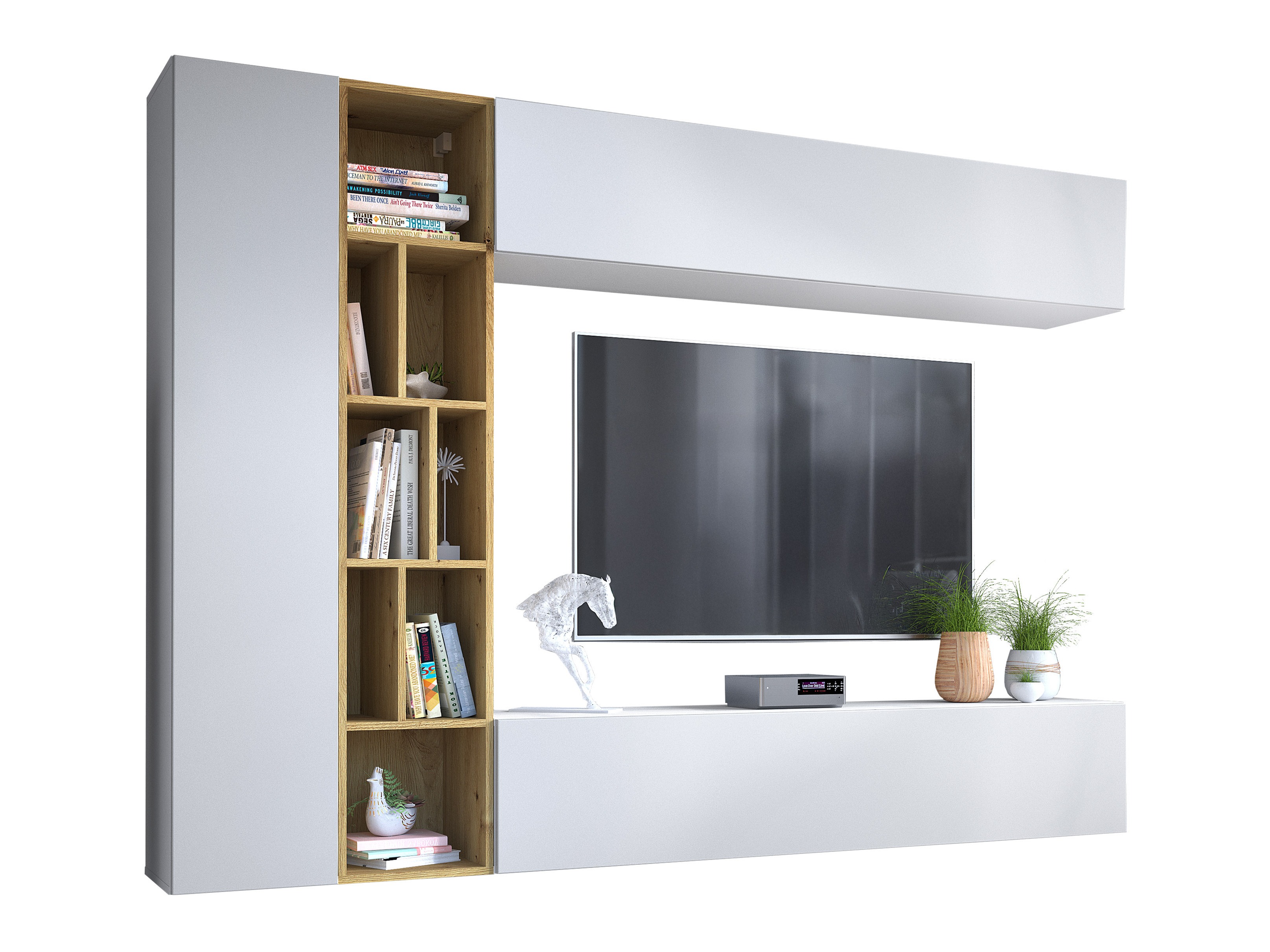 Elutoa komplekt Comfivo Natura (Valge + Artisan tamm)