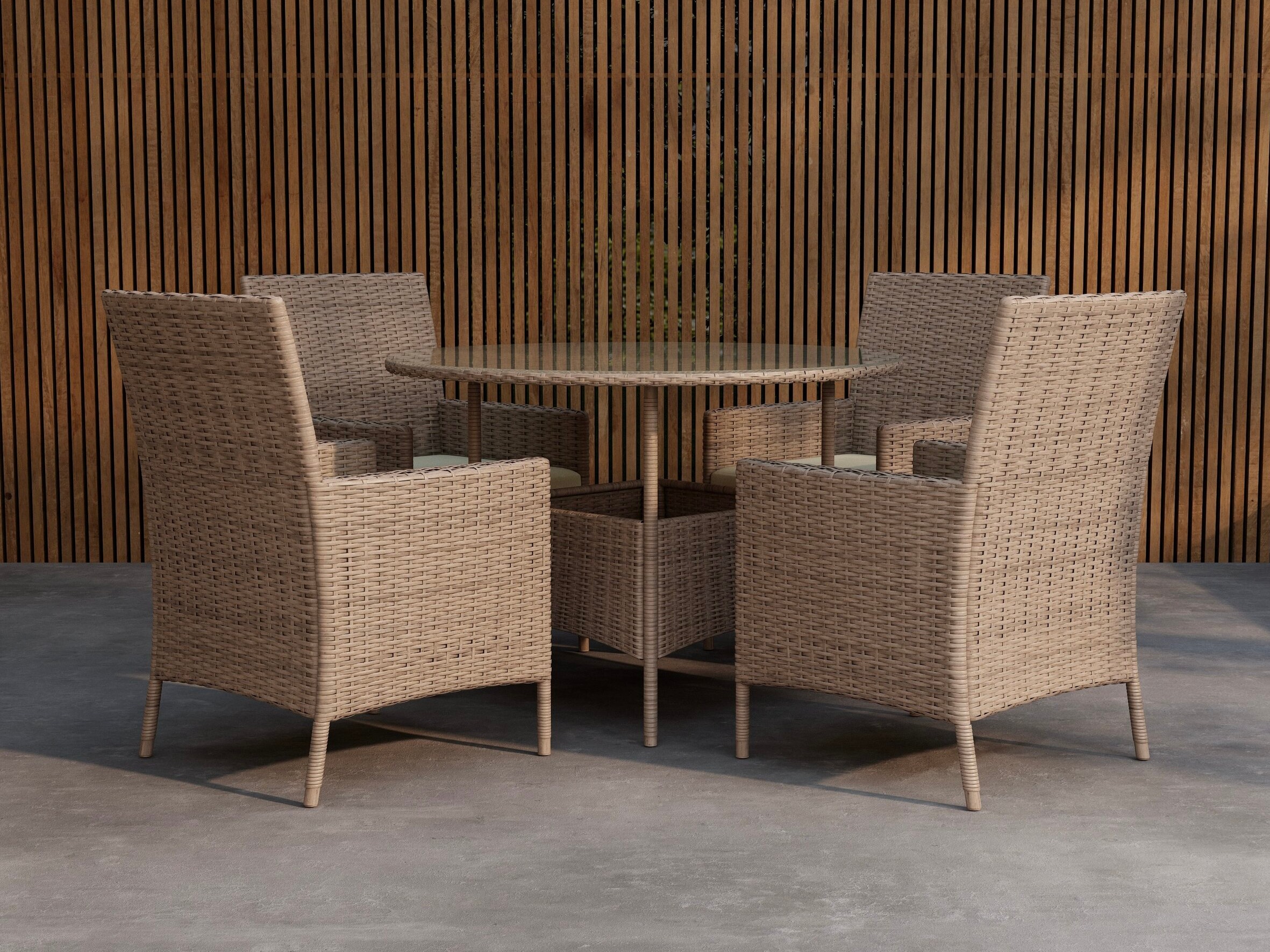 Laua ja toolide komplekt Dallas 5242