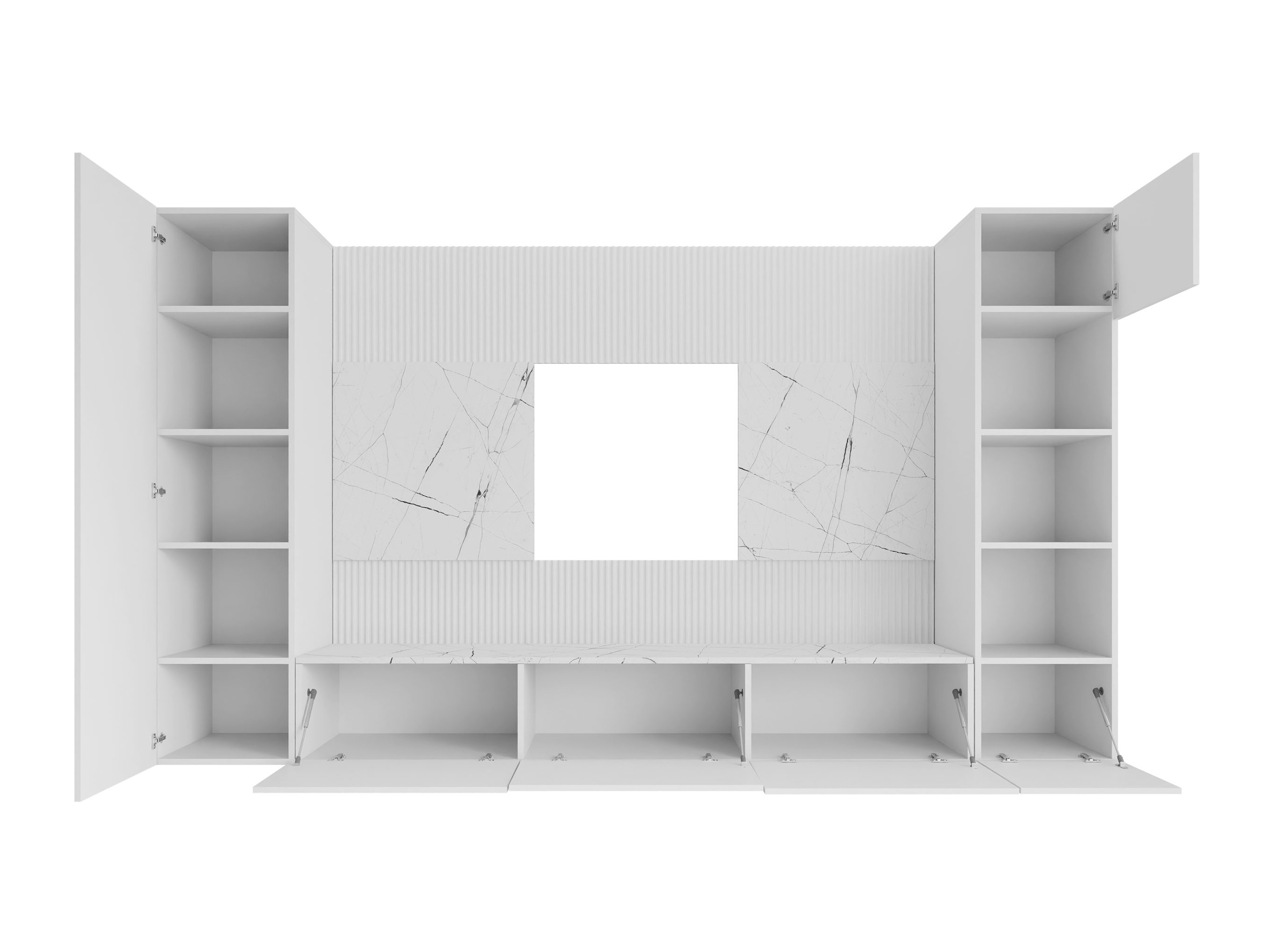 Elutoa komplekt Comfivo Salix IV (Must + Must marmor)