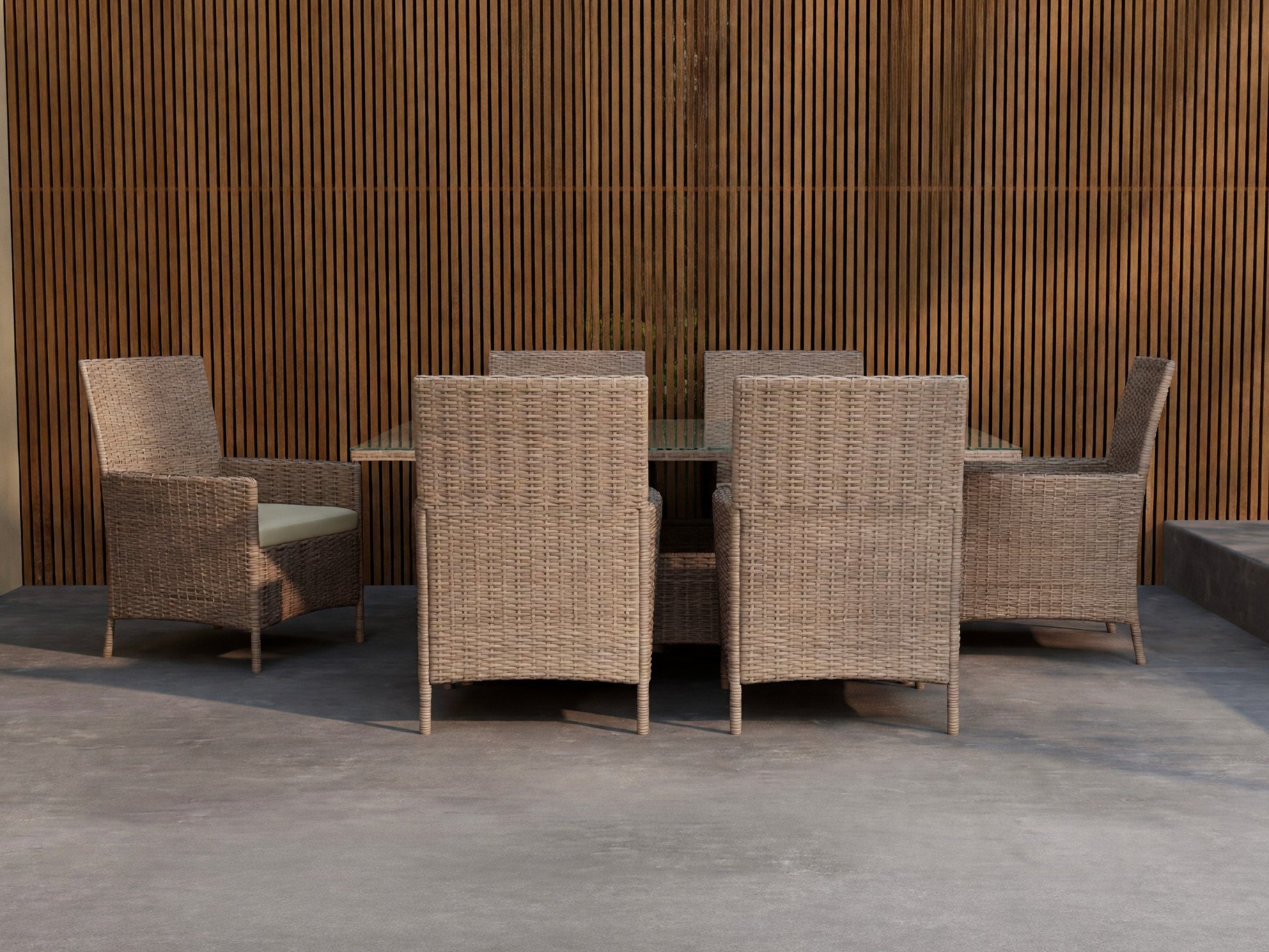 Laua ja toolide komplekt Dallas 5243