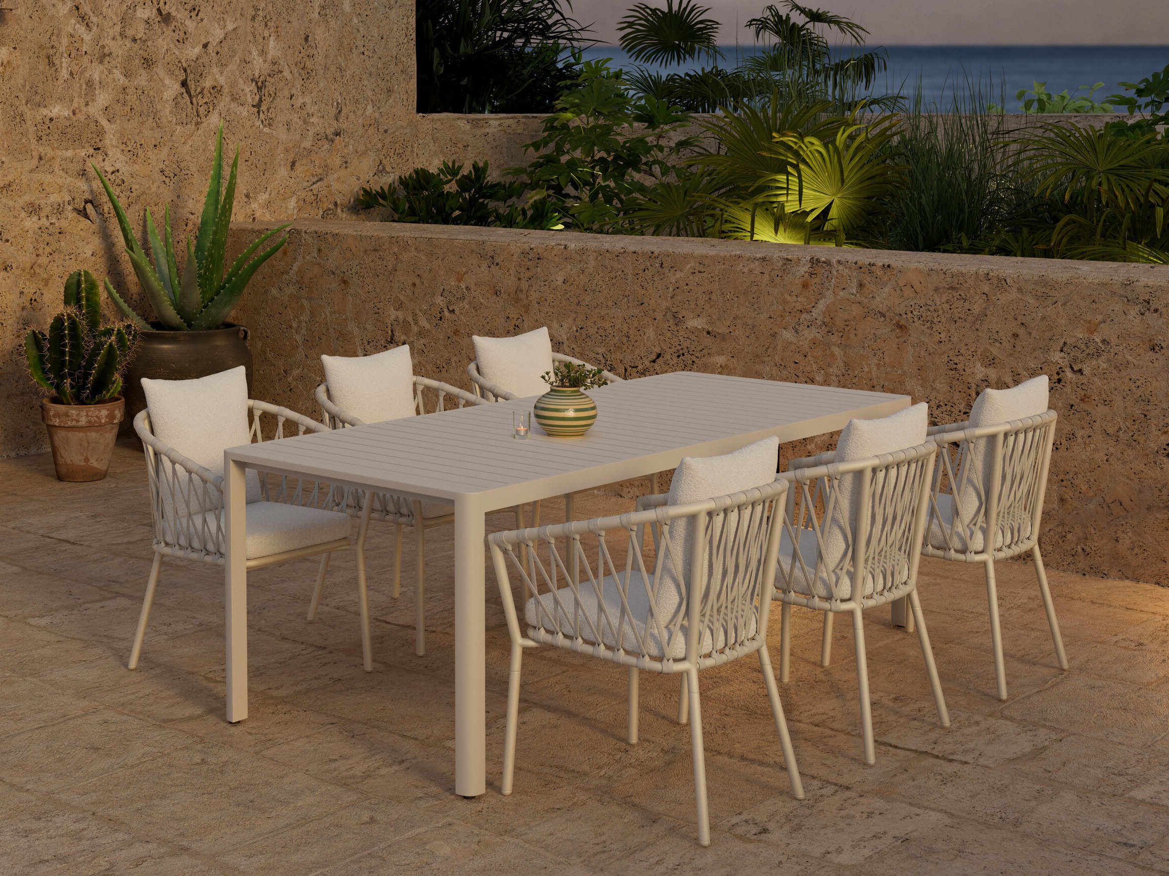 Laua ja toolide komplekt Dallas 5248