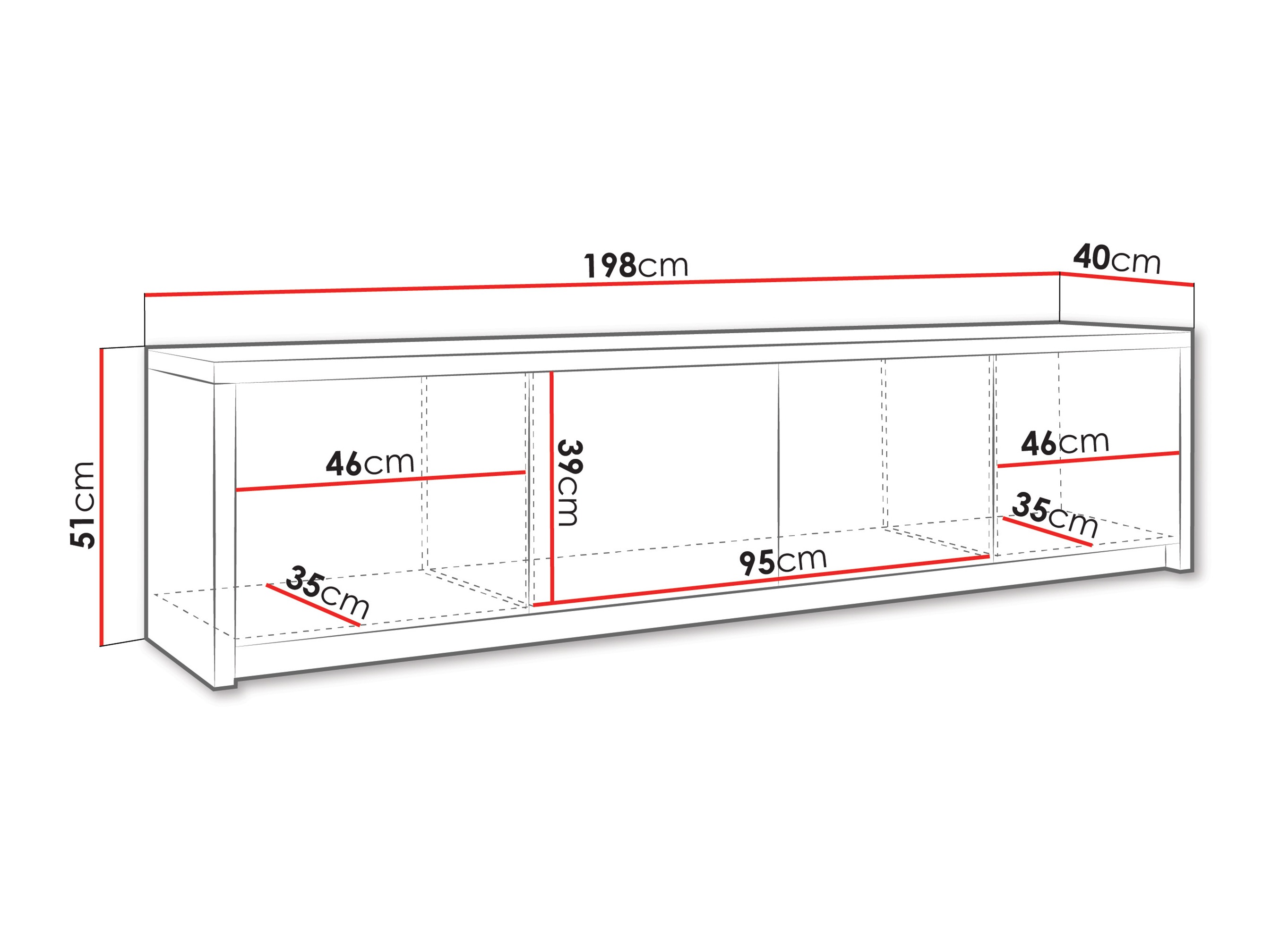 TV-alus Lectio (Valge)
