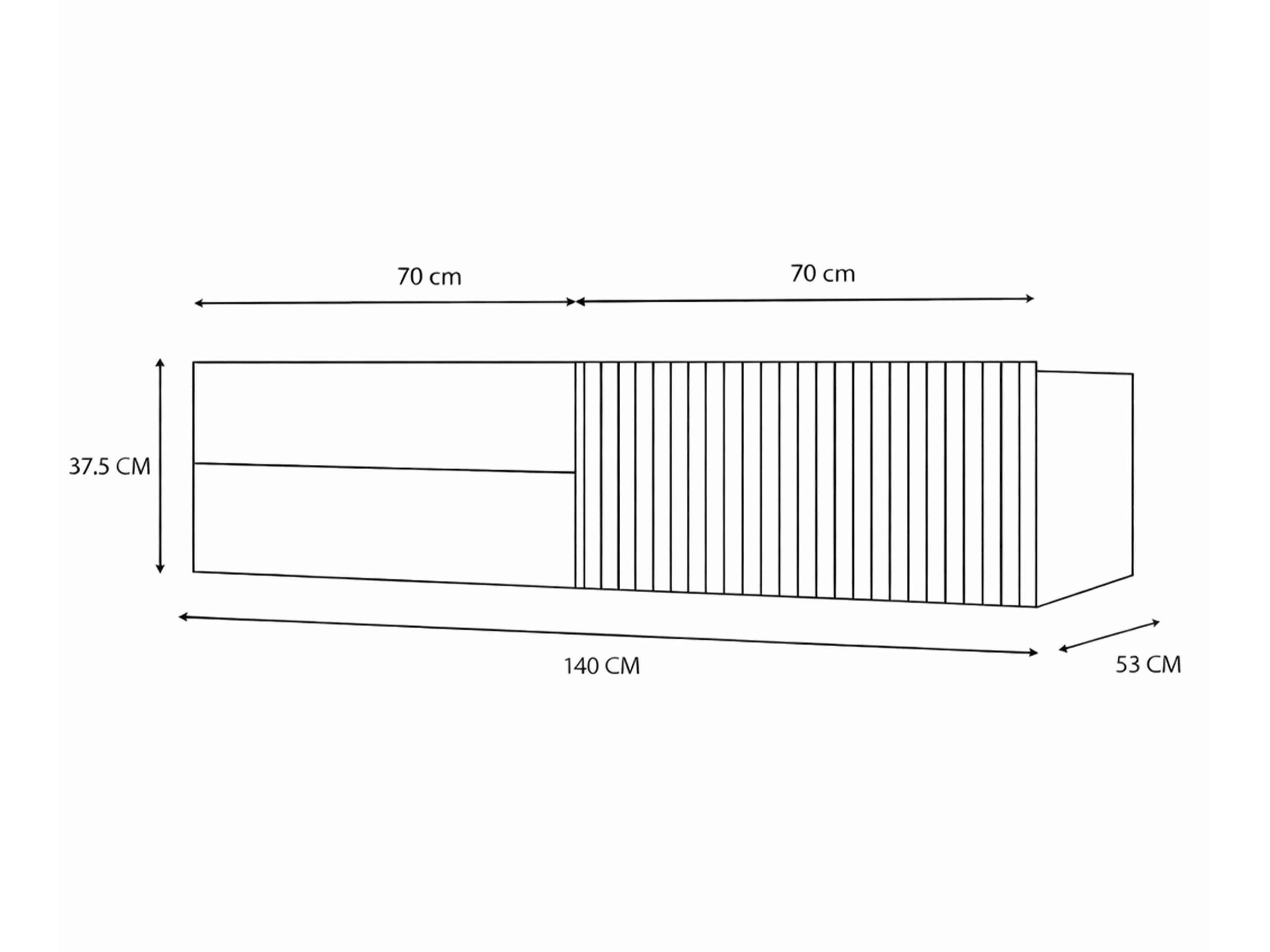 Vannitoa põrandakapp kraanikausile Mandeville 363 (Tamm)