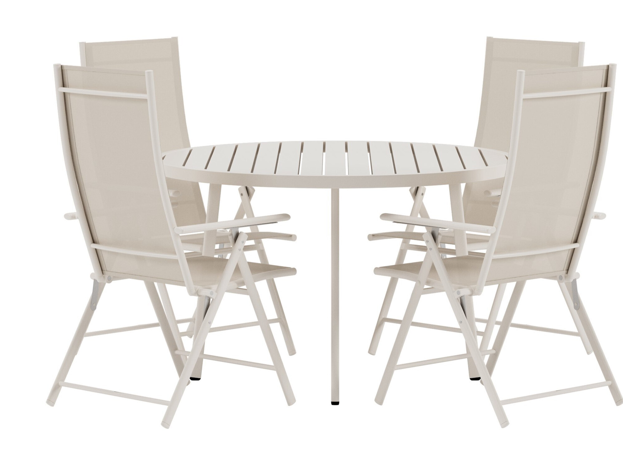 Laua ja toolide komplekt Dallas 5257 (Beež)