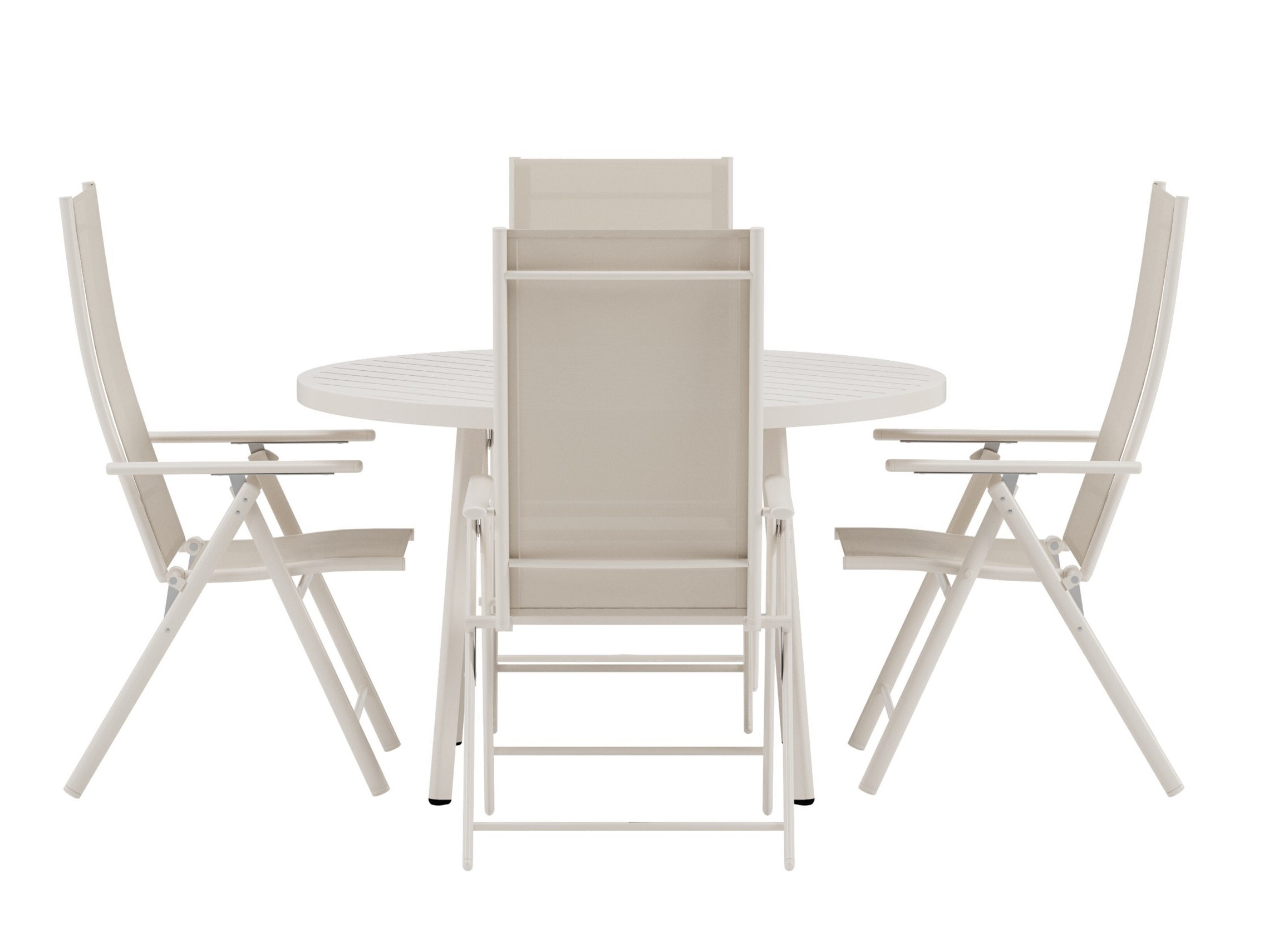 Laua ja toolide komplekt Dallas 5257 (Beež)