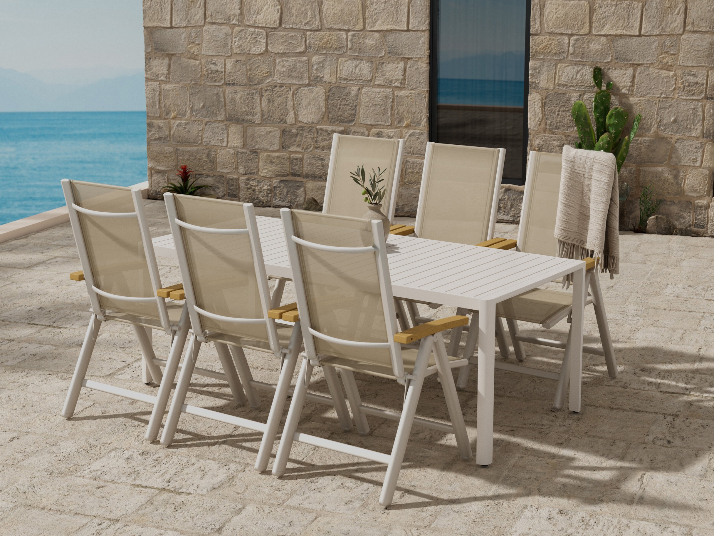 Laua ja toolide komplekt Dallas 5258