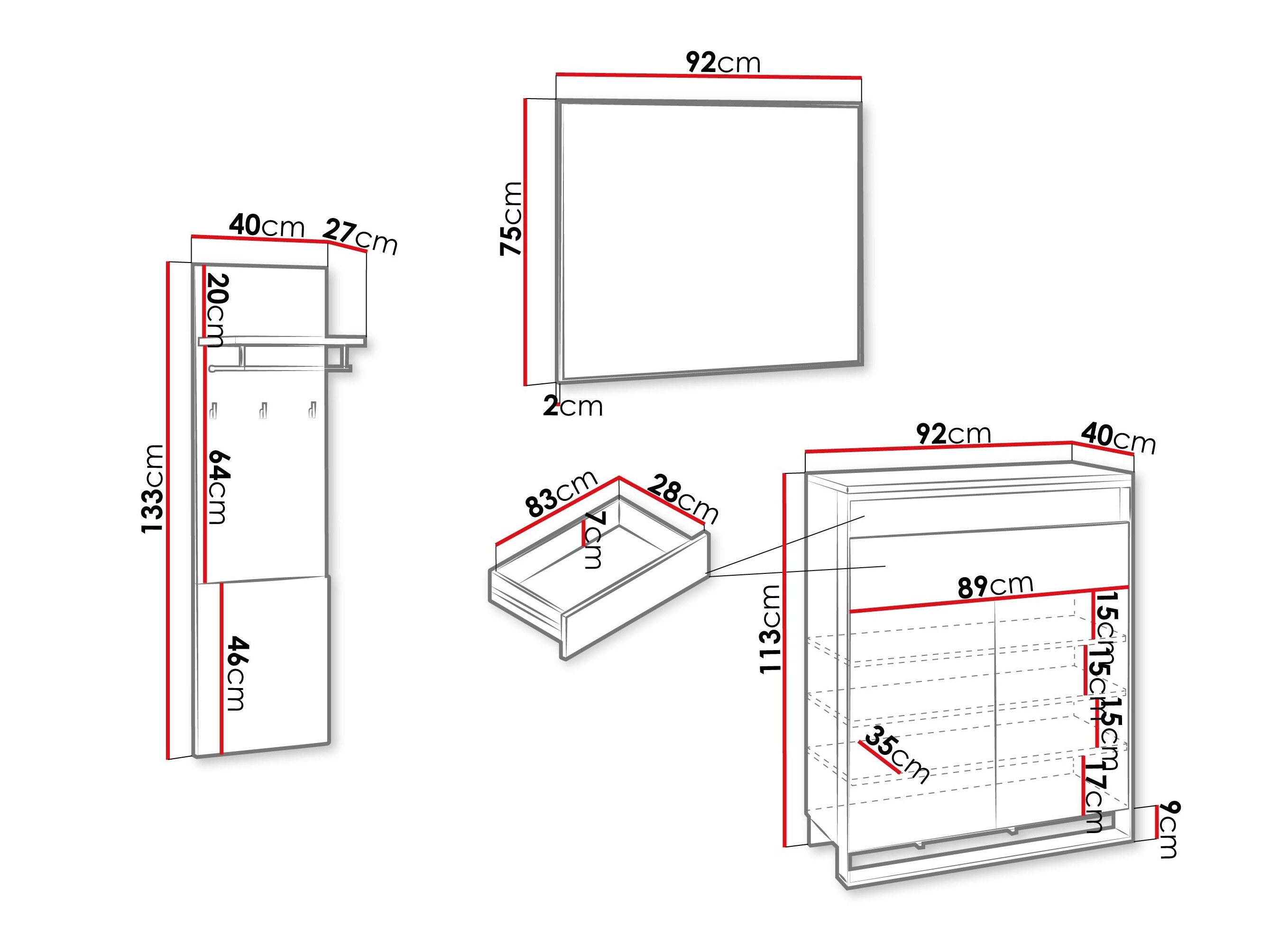 Esikukomplekt Luliru 151