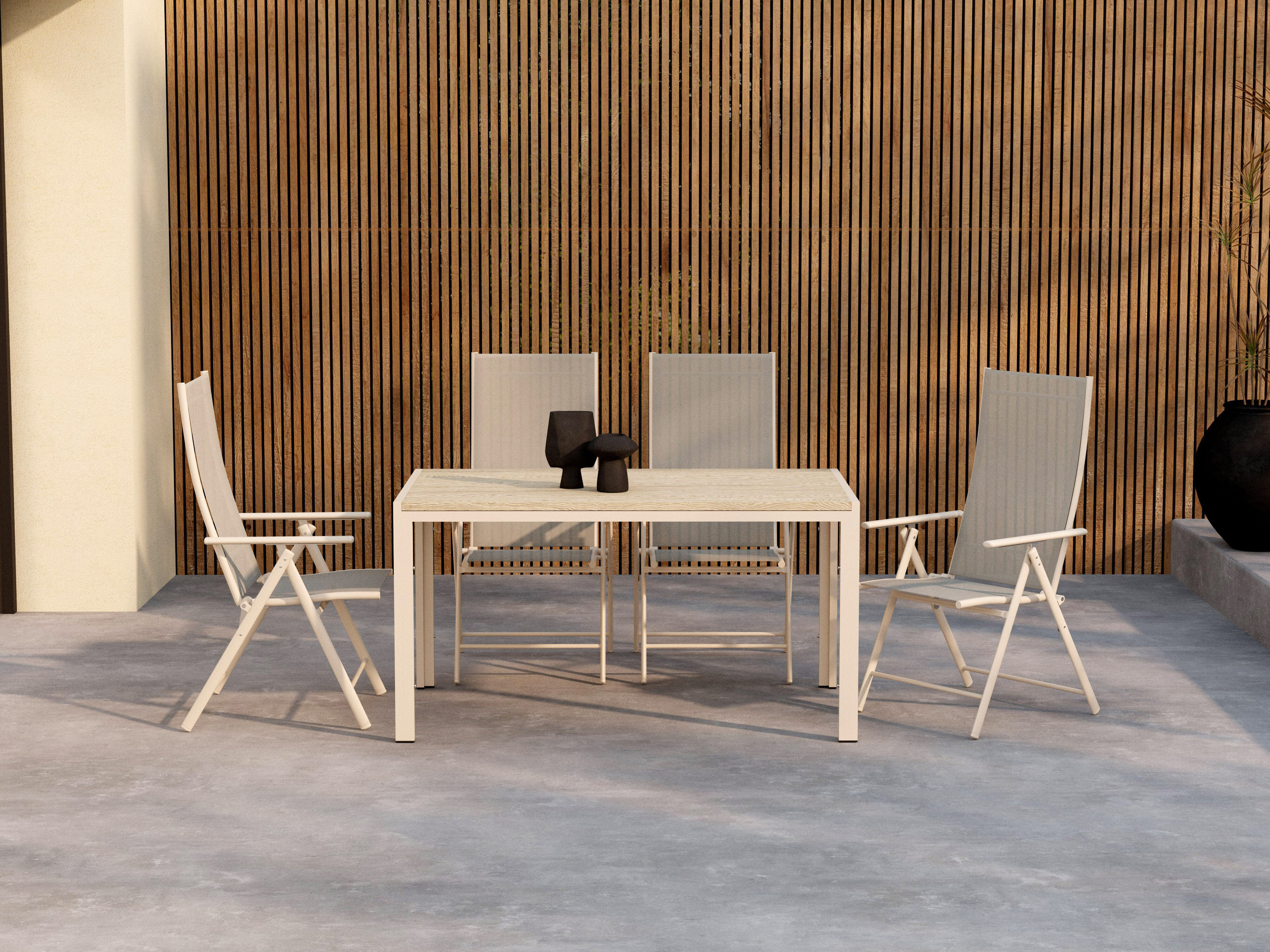 Laua ja toolide komplekt Dallas 5261 (Beež)