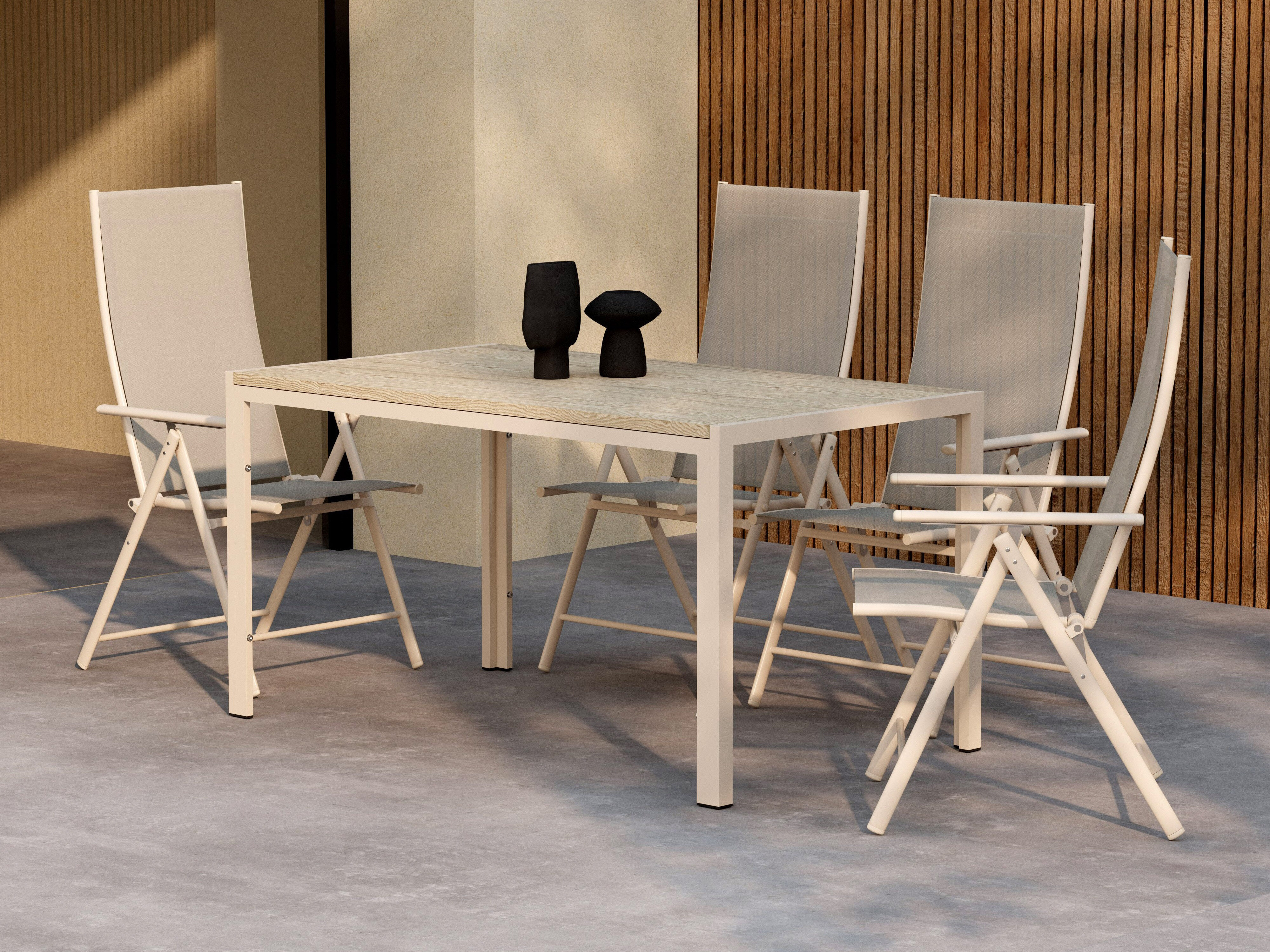 Laua ja toolide komplekt Dallas 5261 (Beež)