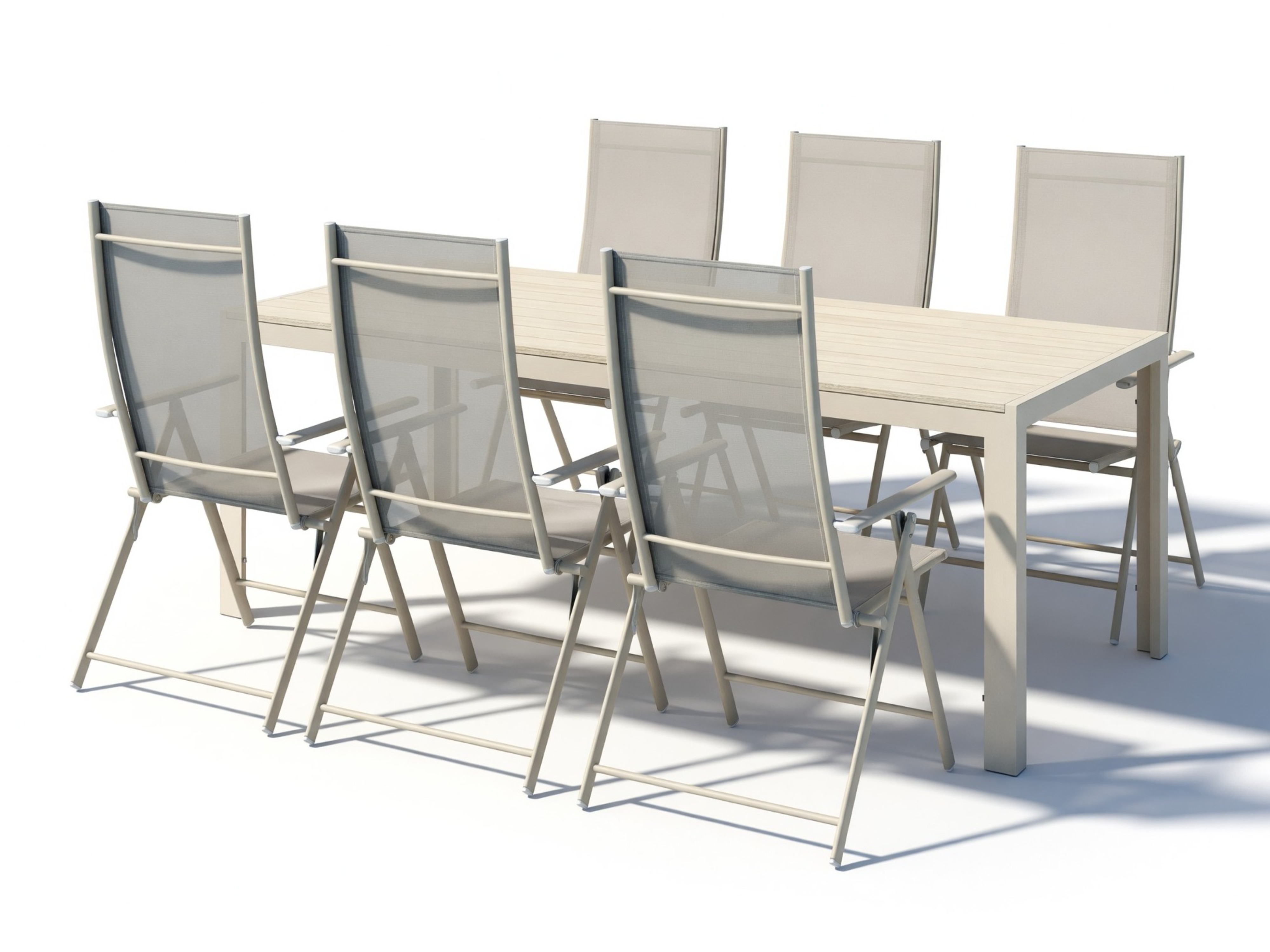 Laua ja toolide komplekt Dallas 5263 (Beež)