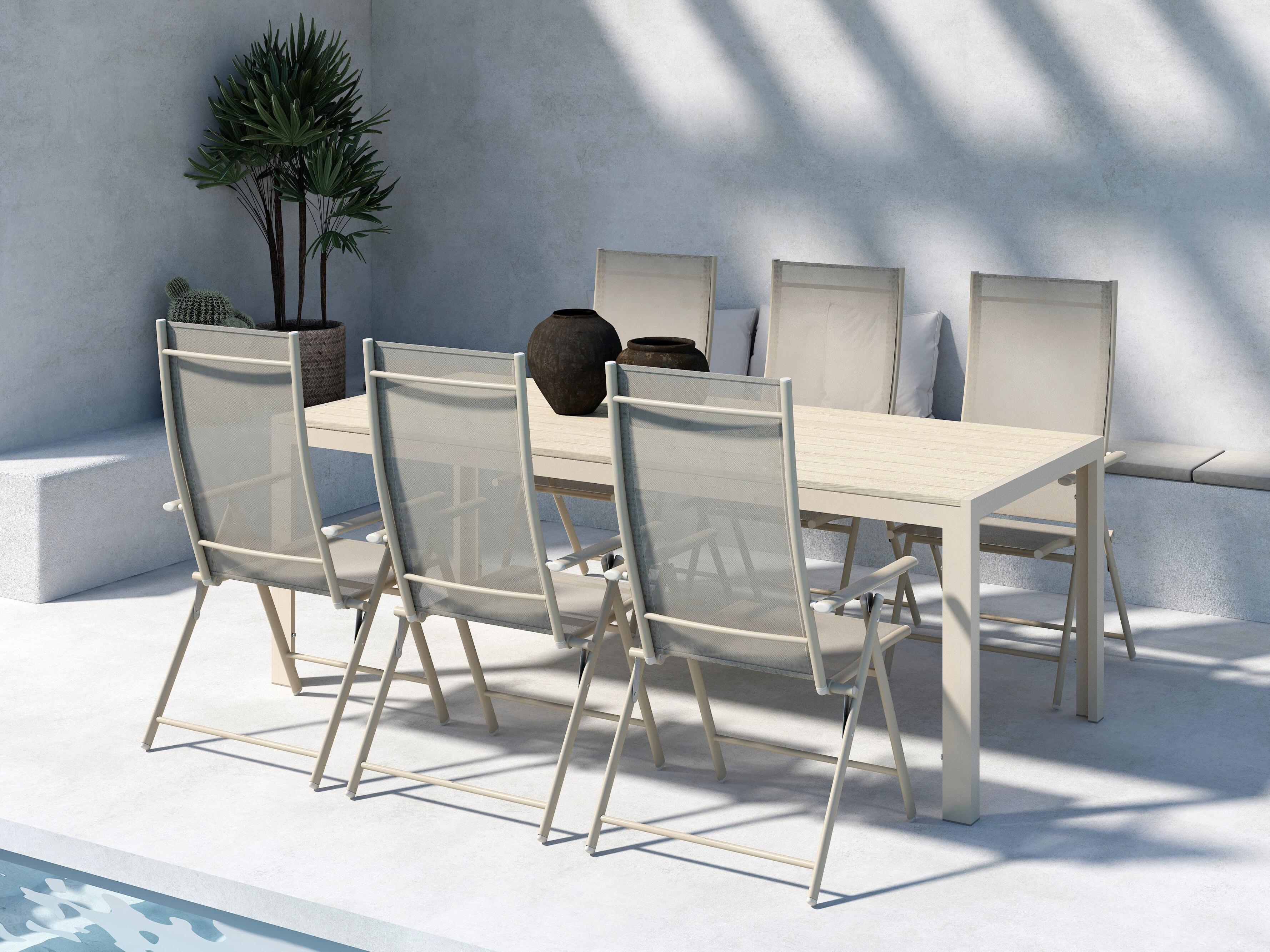 Laua ja toolide komplekt Dallas 5263 (Beež)