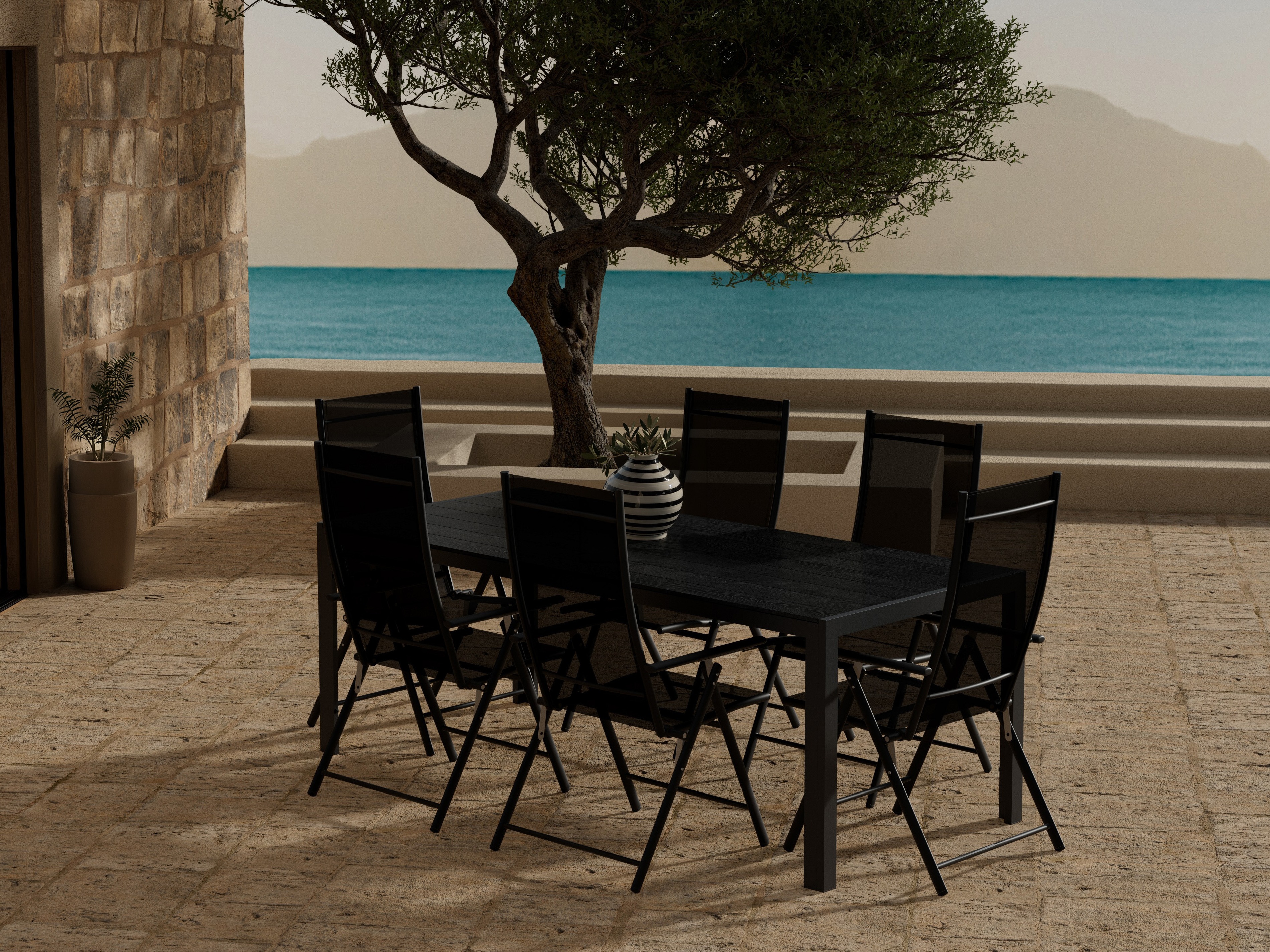 Laua ja toolide komplekt Dallas 5264