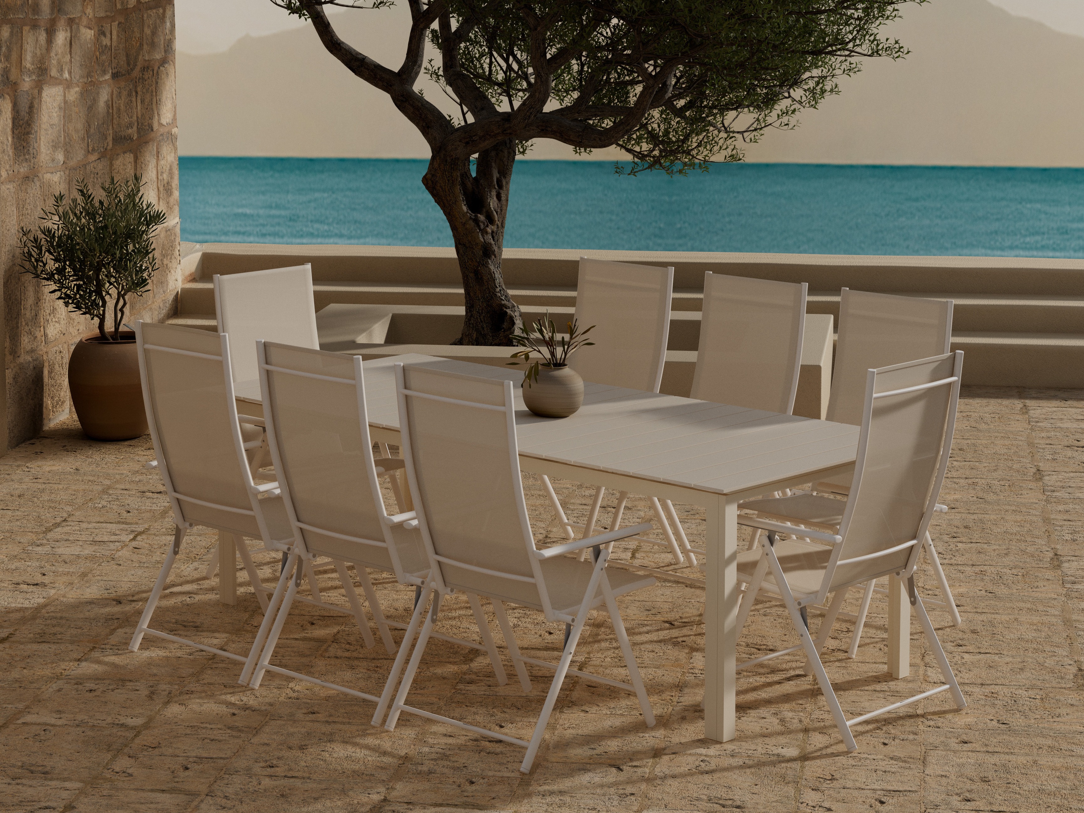 Laua ja toolide komplekt Dallas 5266