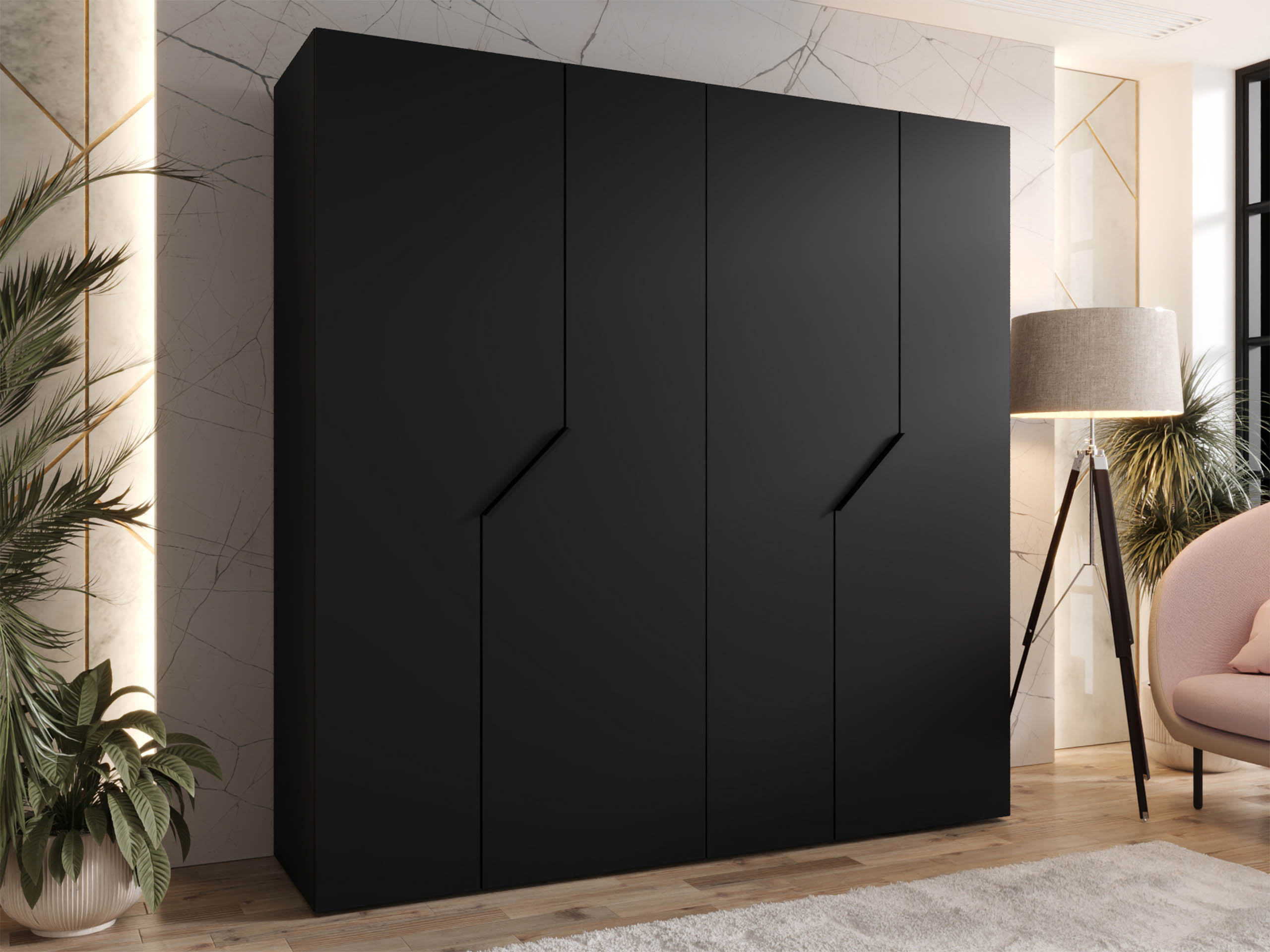 Riidekapp Hartford 595 (Must)