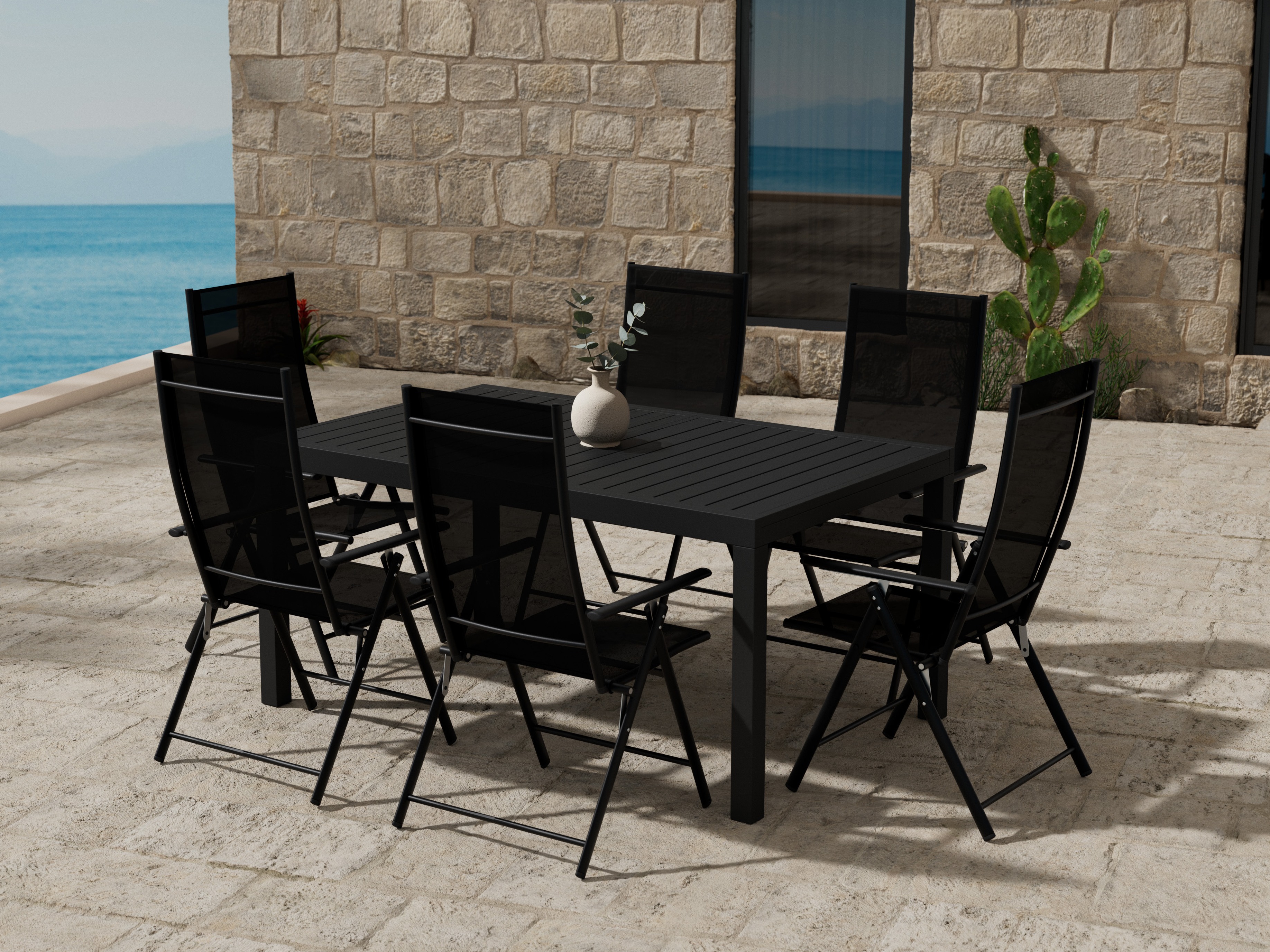 Laua ja toolide komplekt Dallas 5267