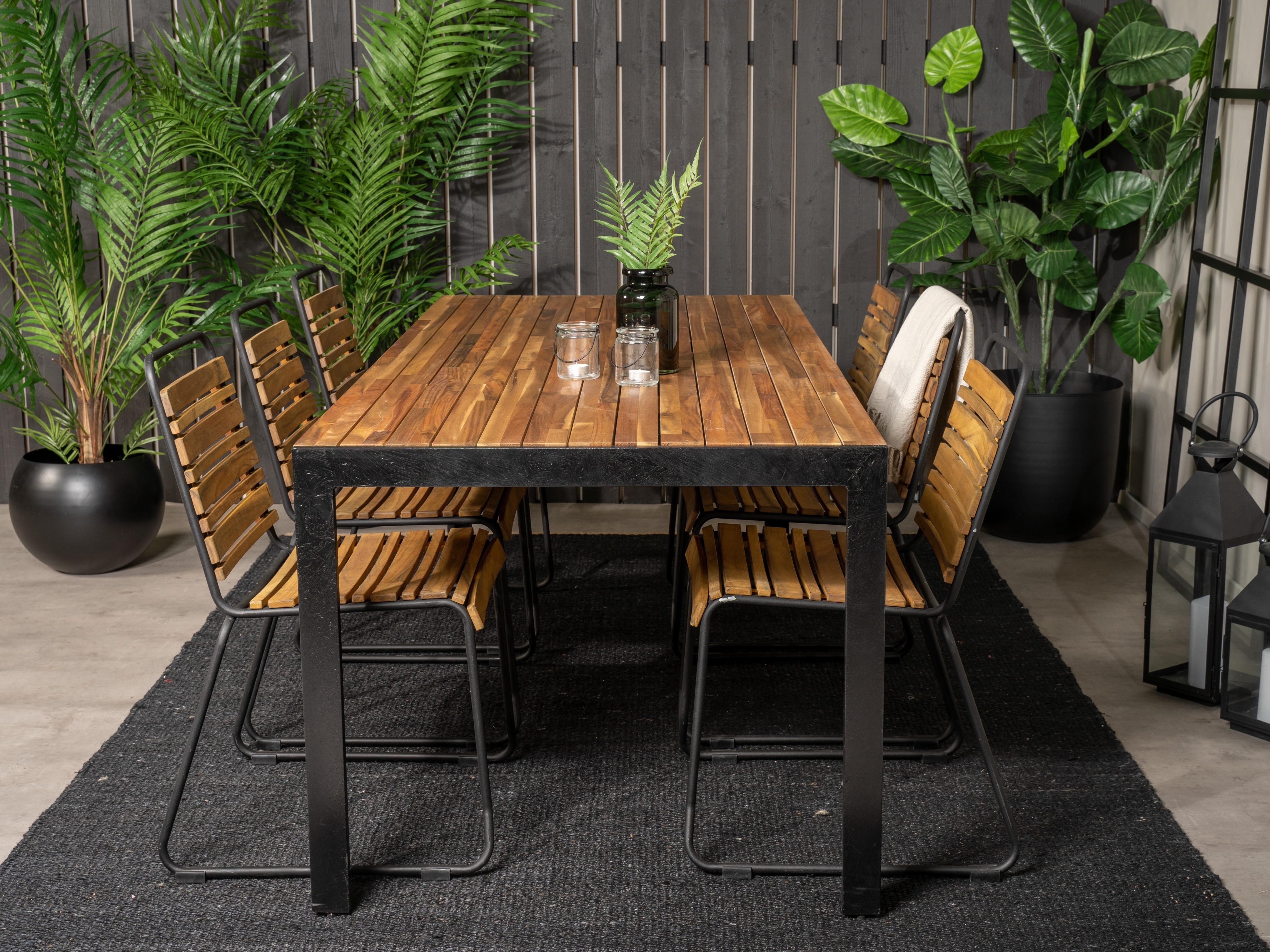 Laua ja toolide komplekt Dallas 5269