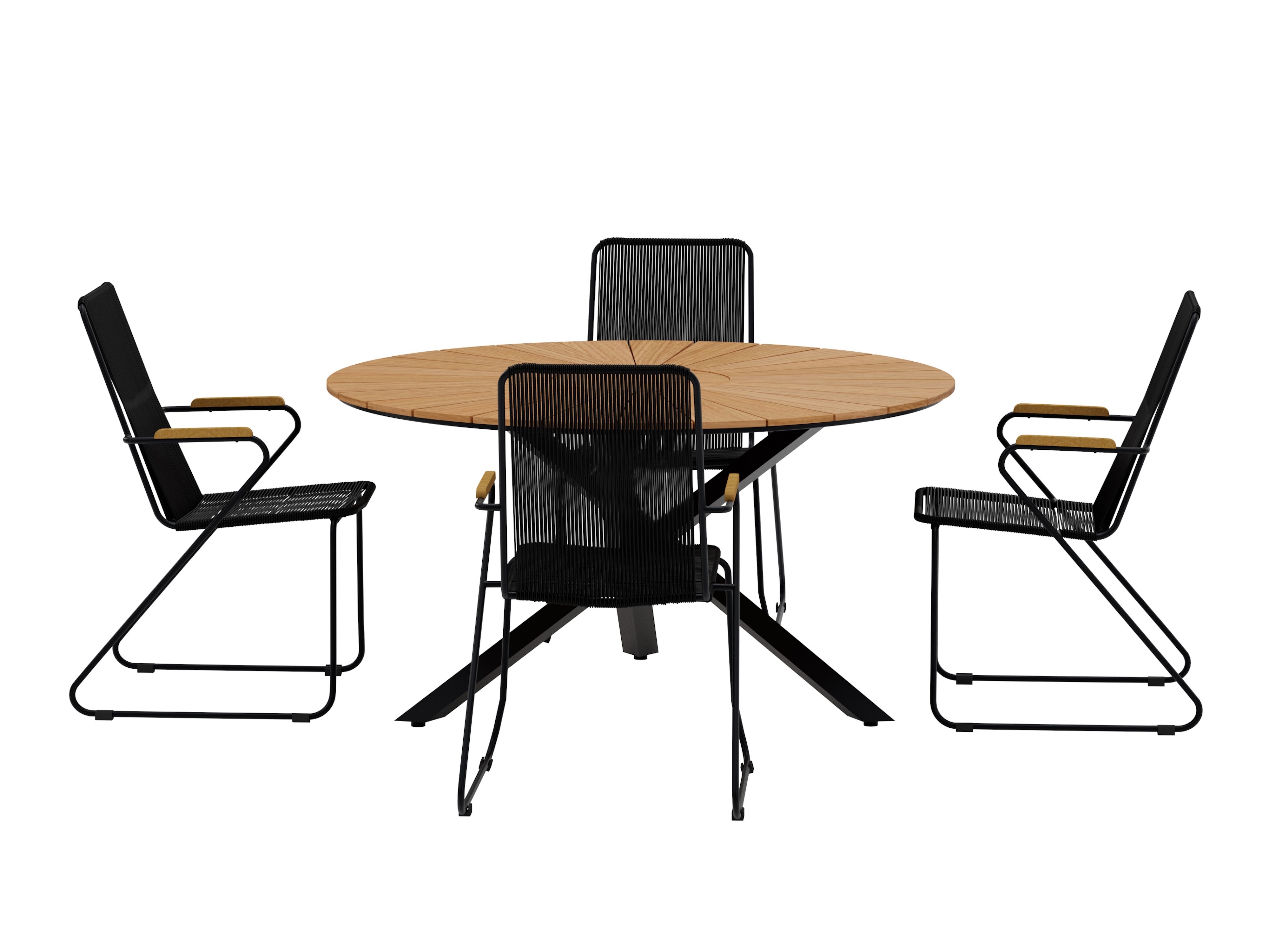 Laua ja toolide komplekt Dallas 5272