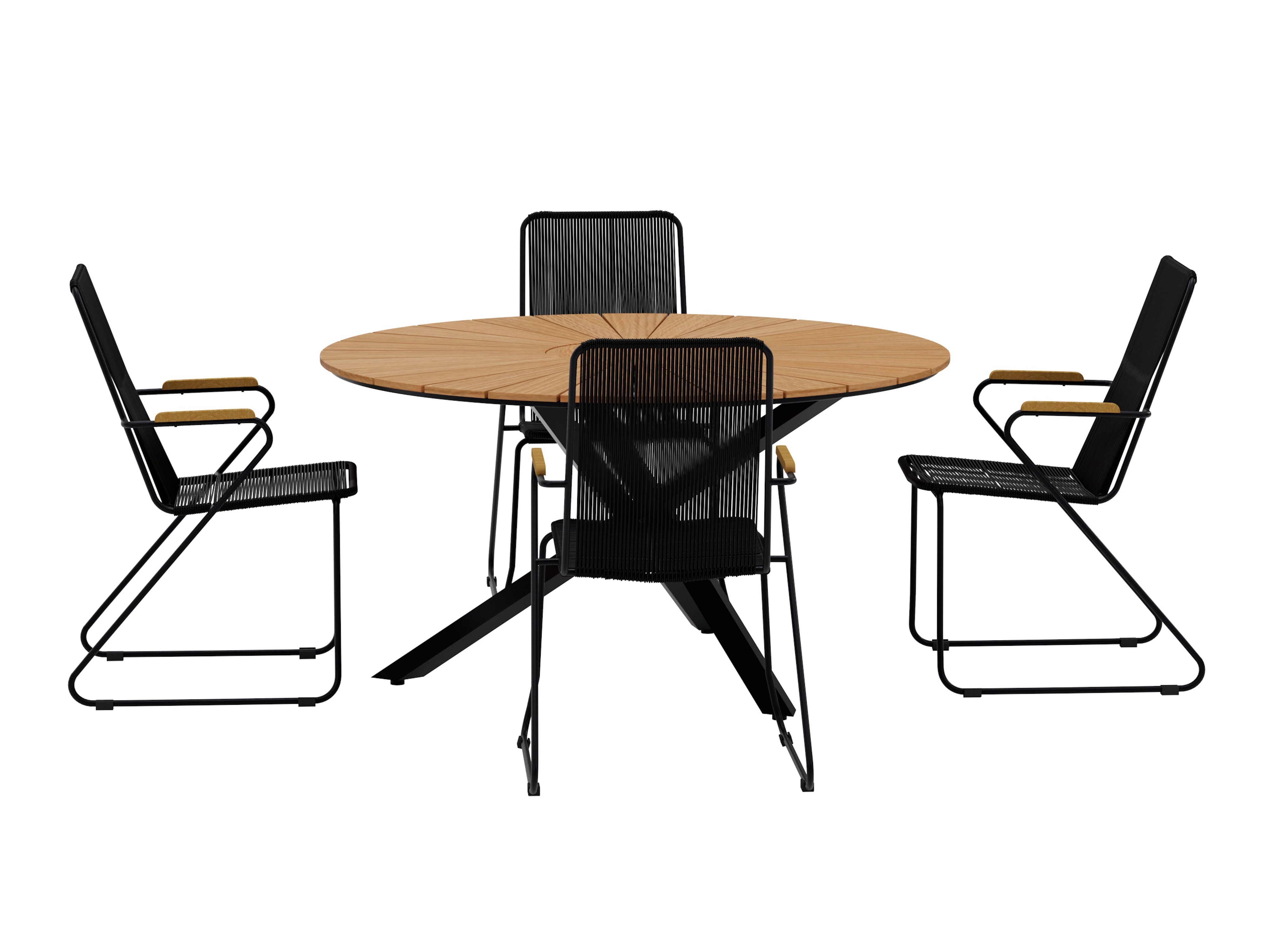 Laua ja toolide komplekt Dallas 5272