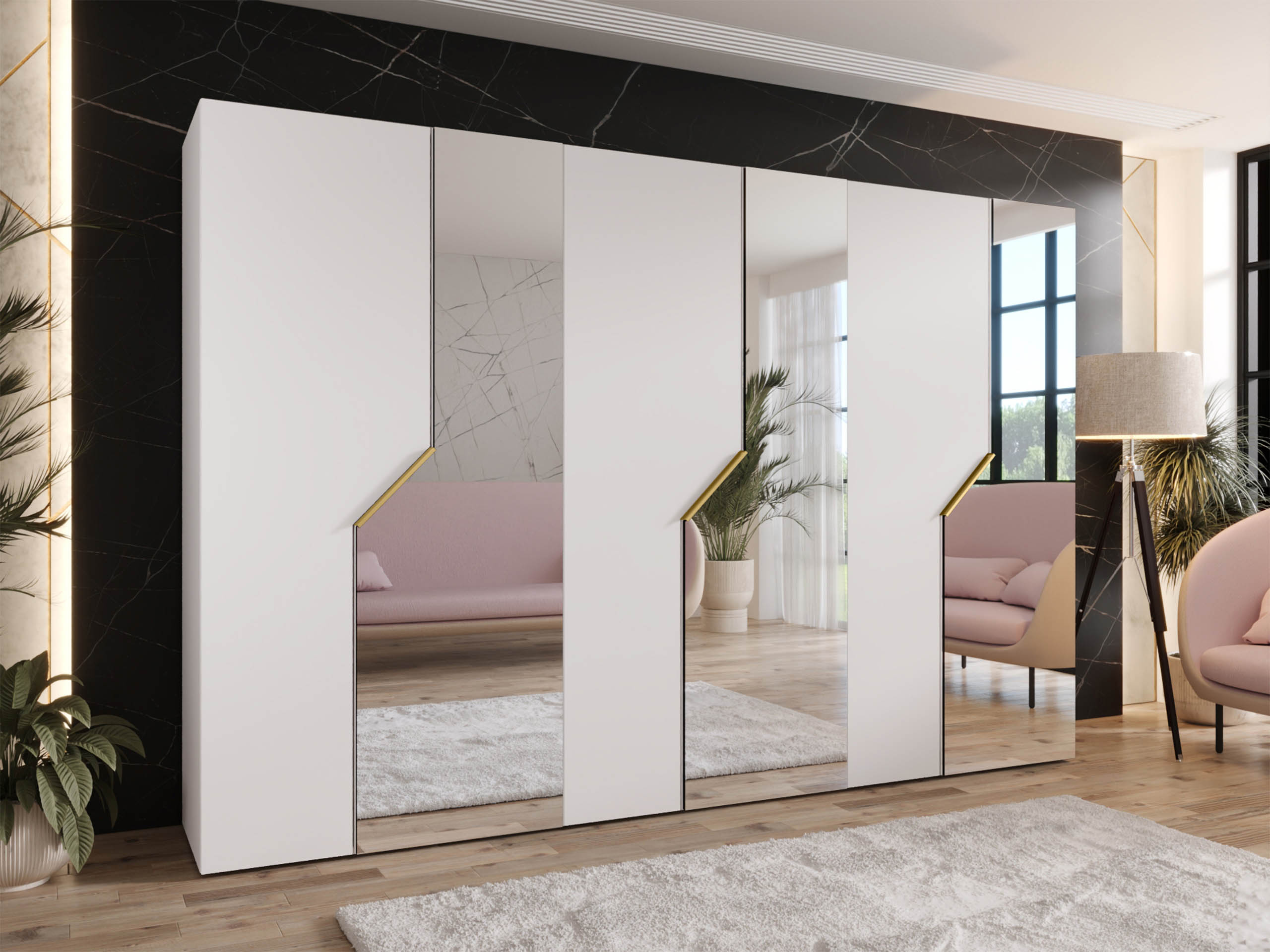 Riidekapp Hartford 599 (Valge)