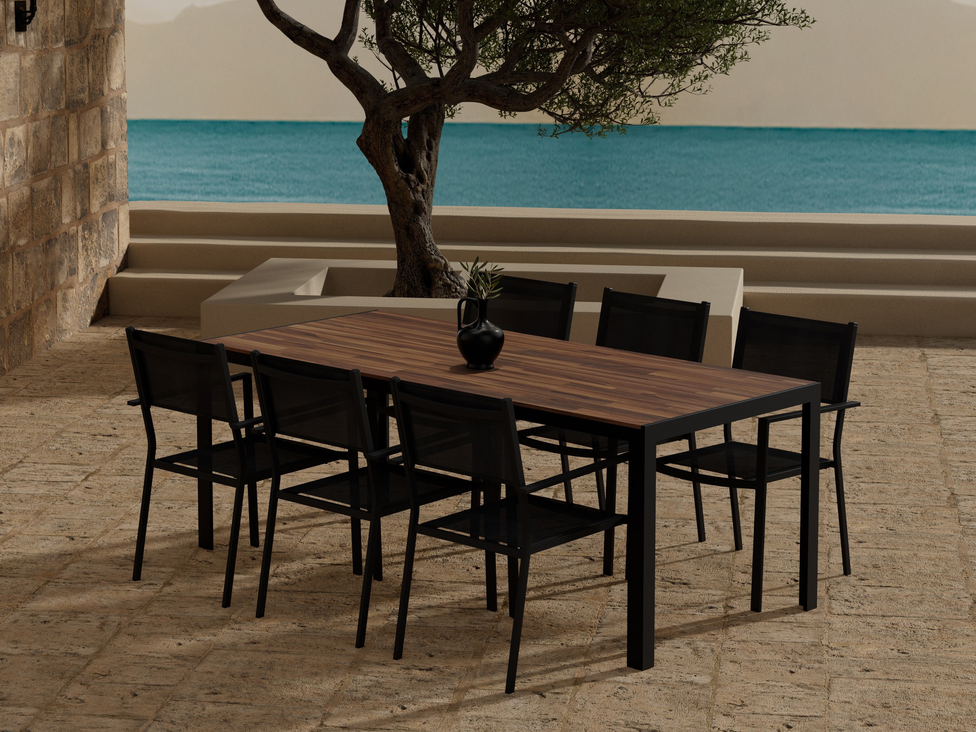 Laua ja toolide komplekt Dallas 5274