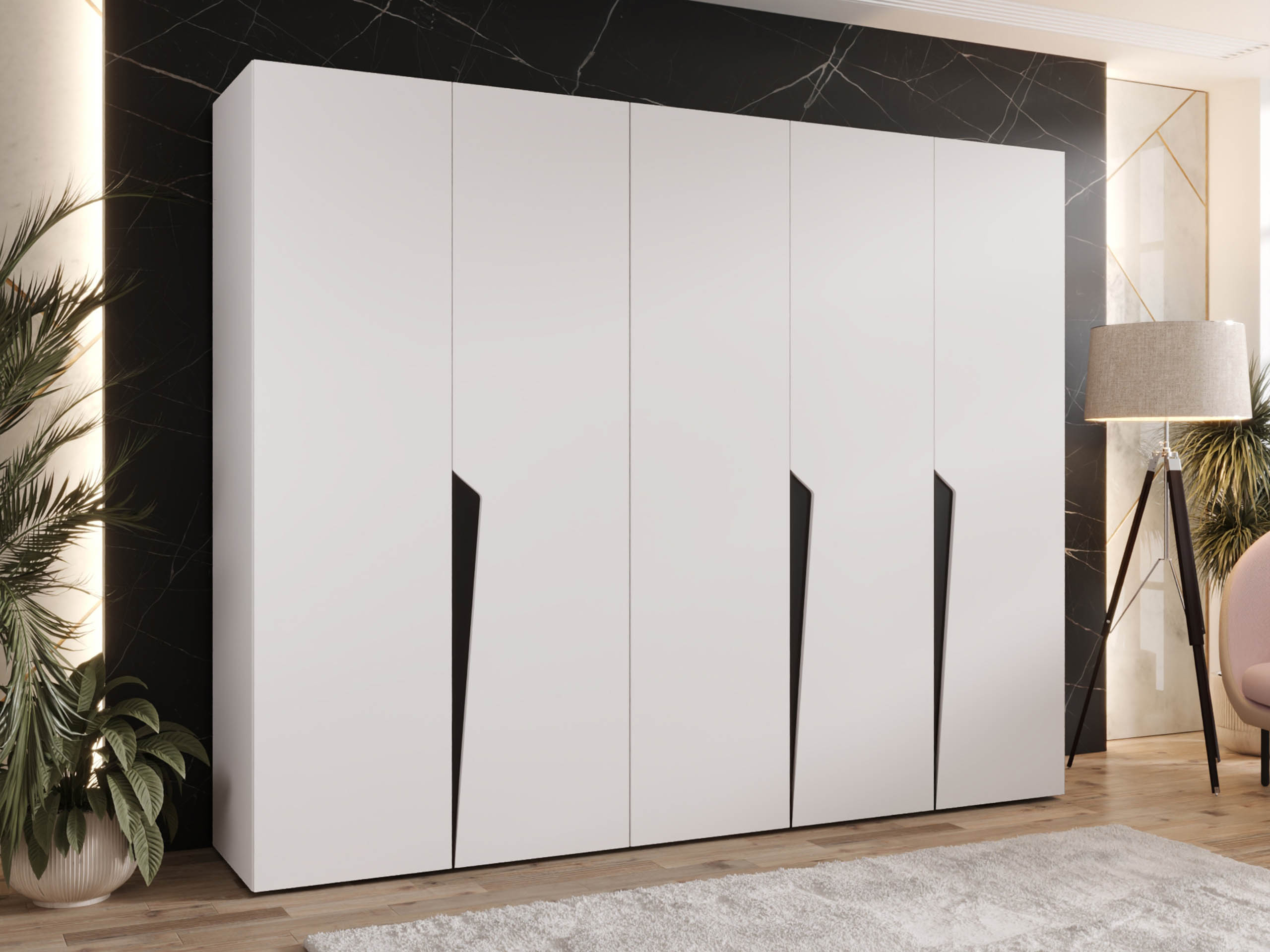 Riidekapp Hartford 606 (Valge)
