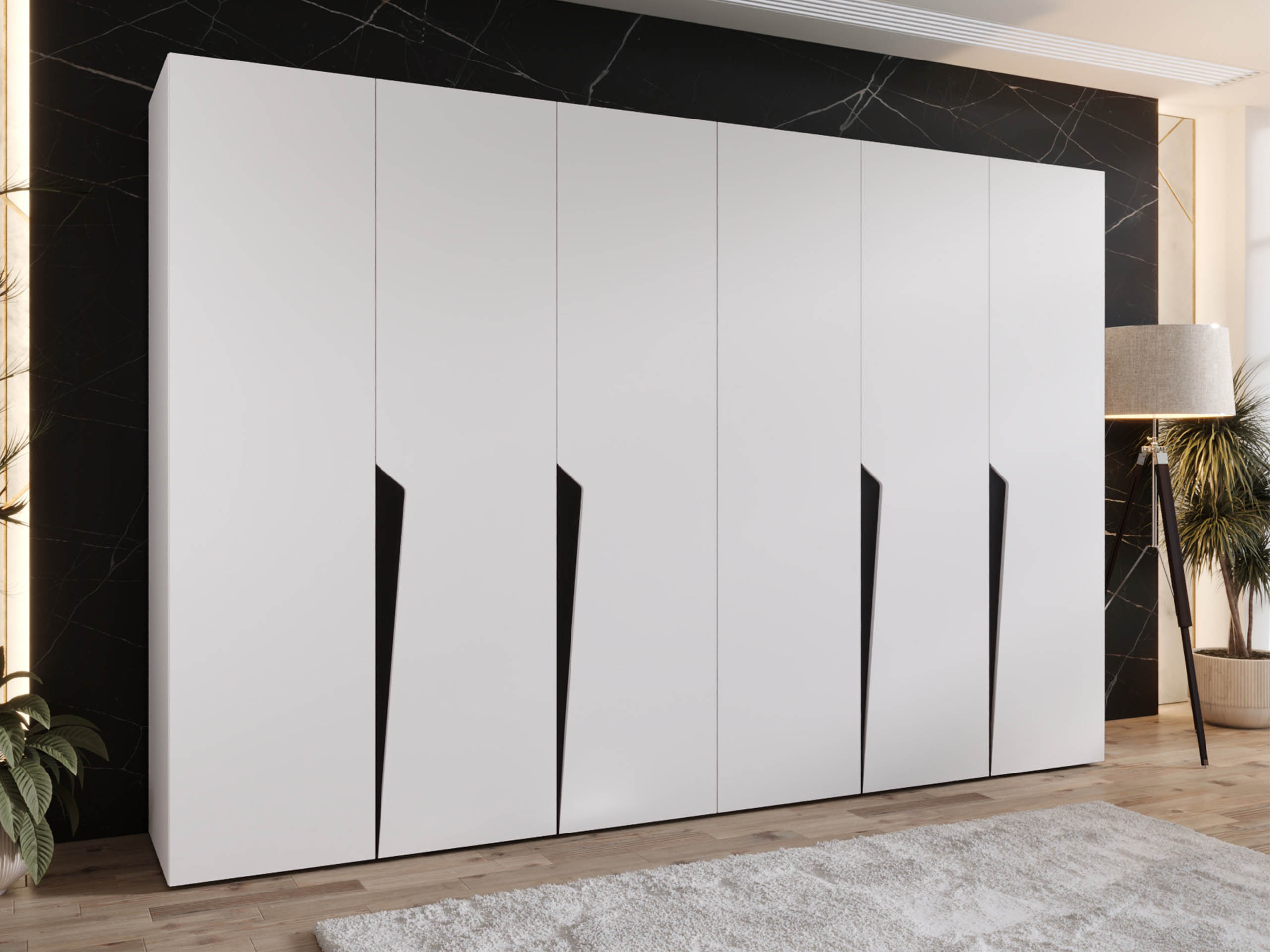 Riidekapp Hartford 607 (Valge)