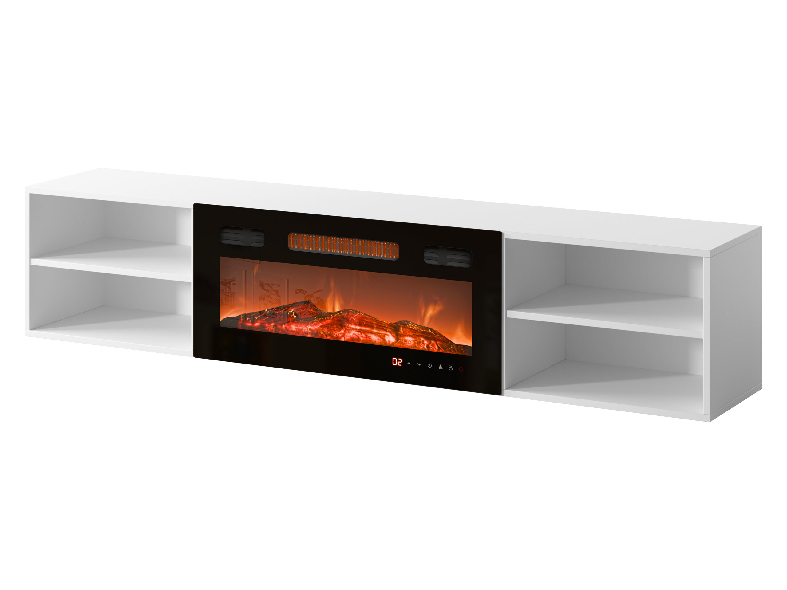TV-alus Charlotte 190 (Valge + Must)