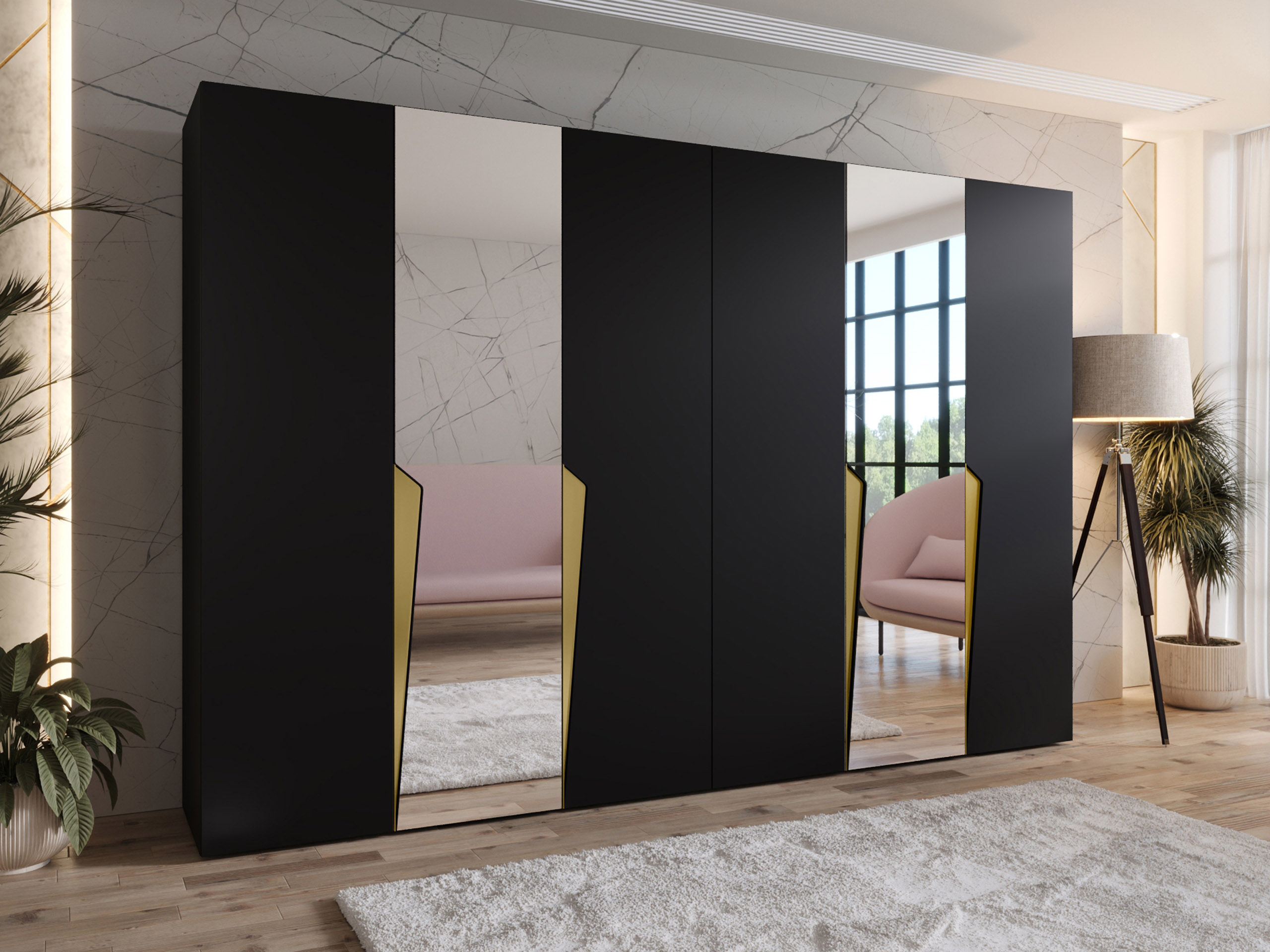 Riidekapp Hartford 612 (Must)