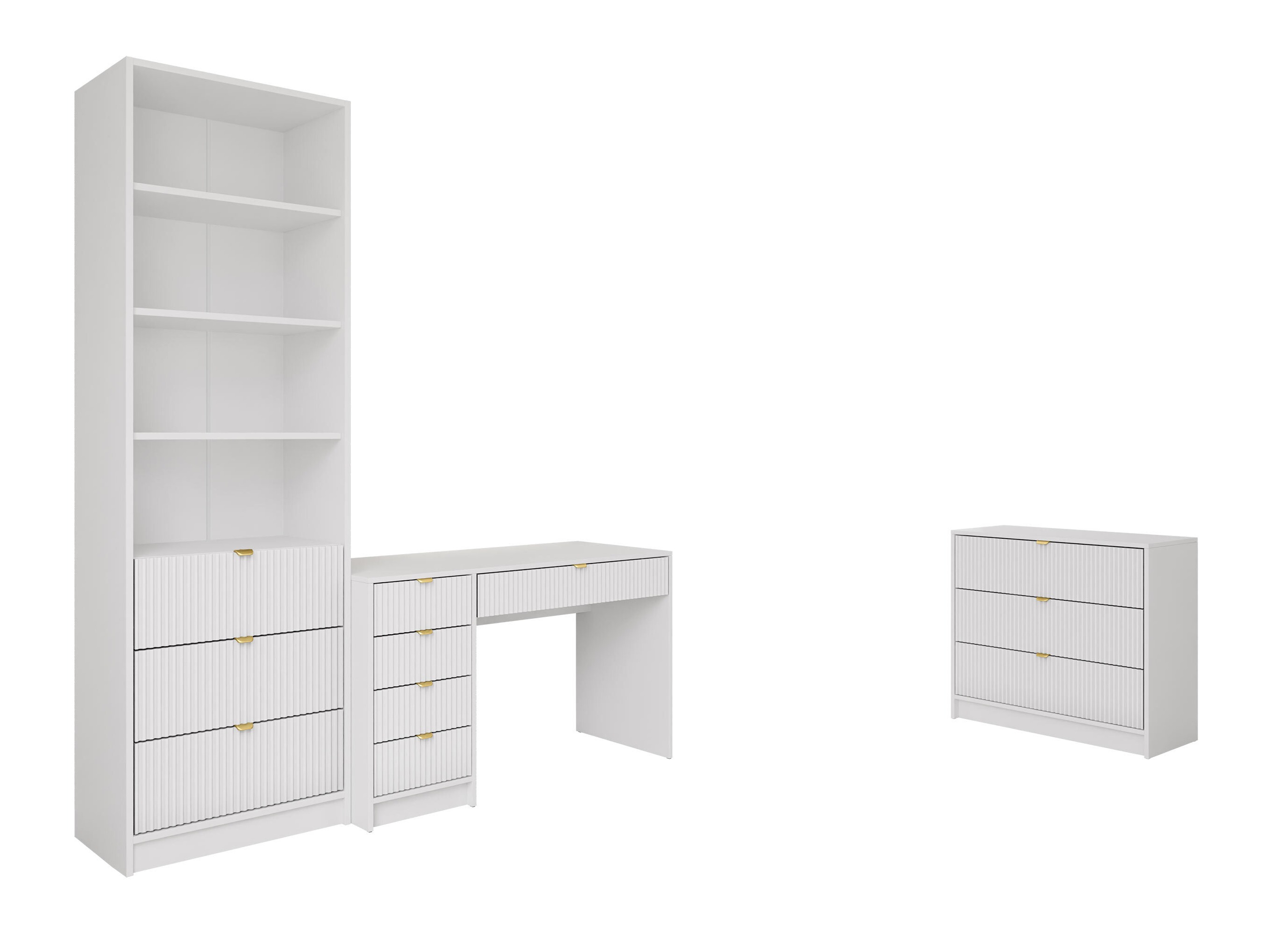 Kodukontori komplekt Comfivo Papilio V (Valge)