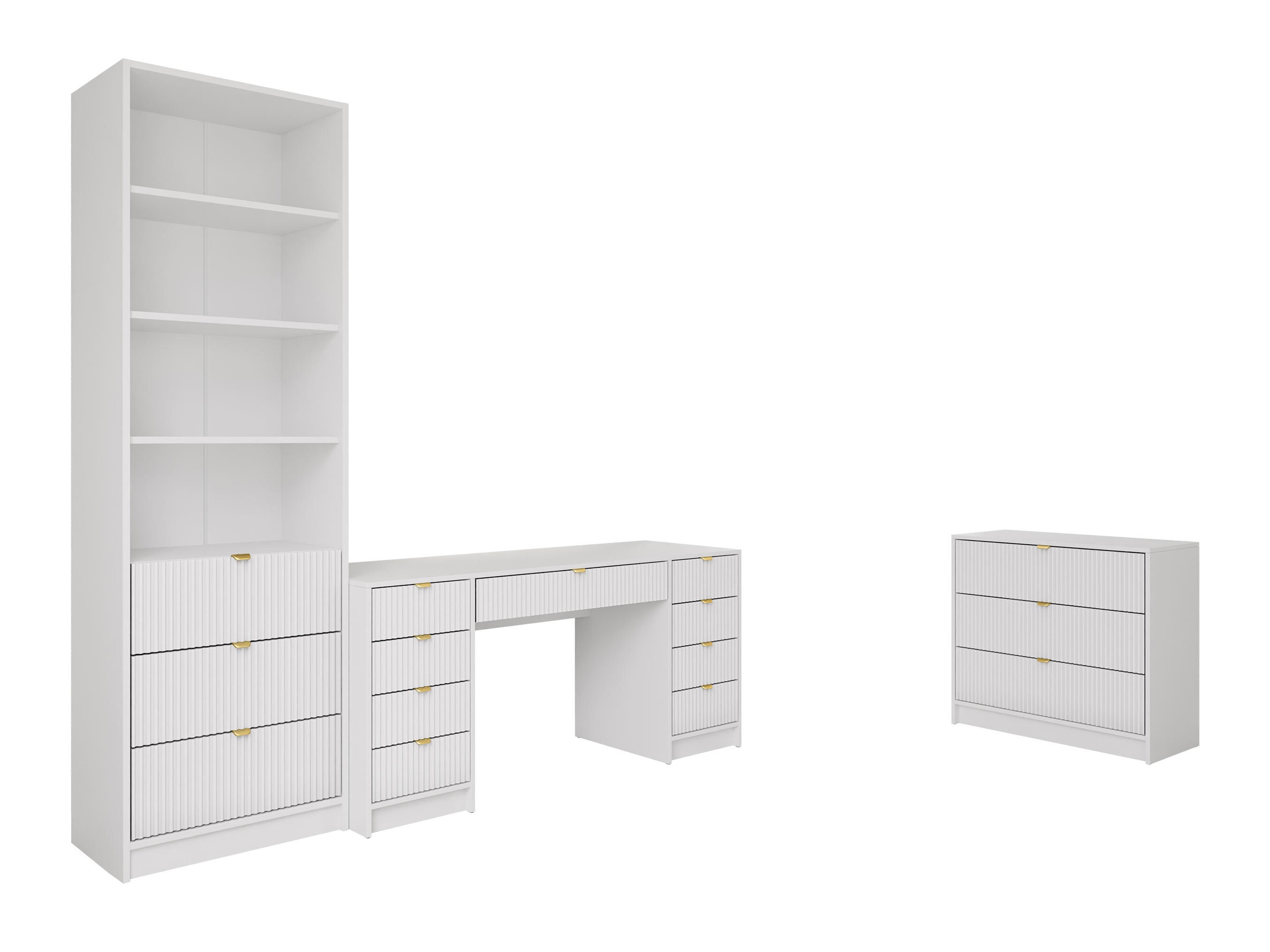 Kodukontori komplekt Comfivo Papilio VI (Valge)